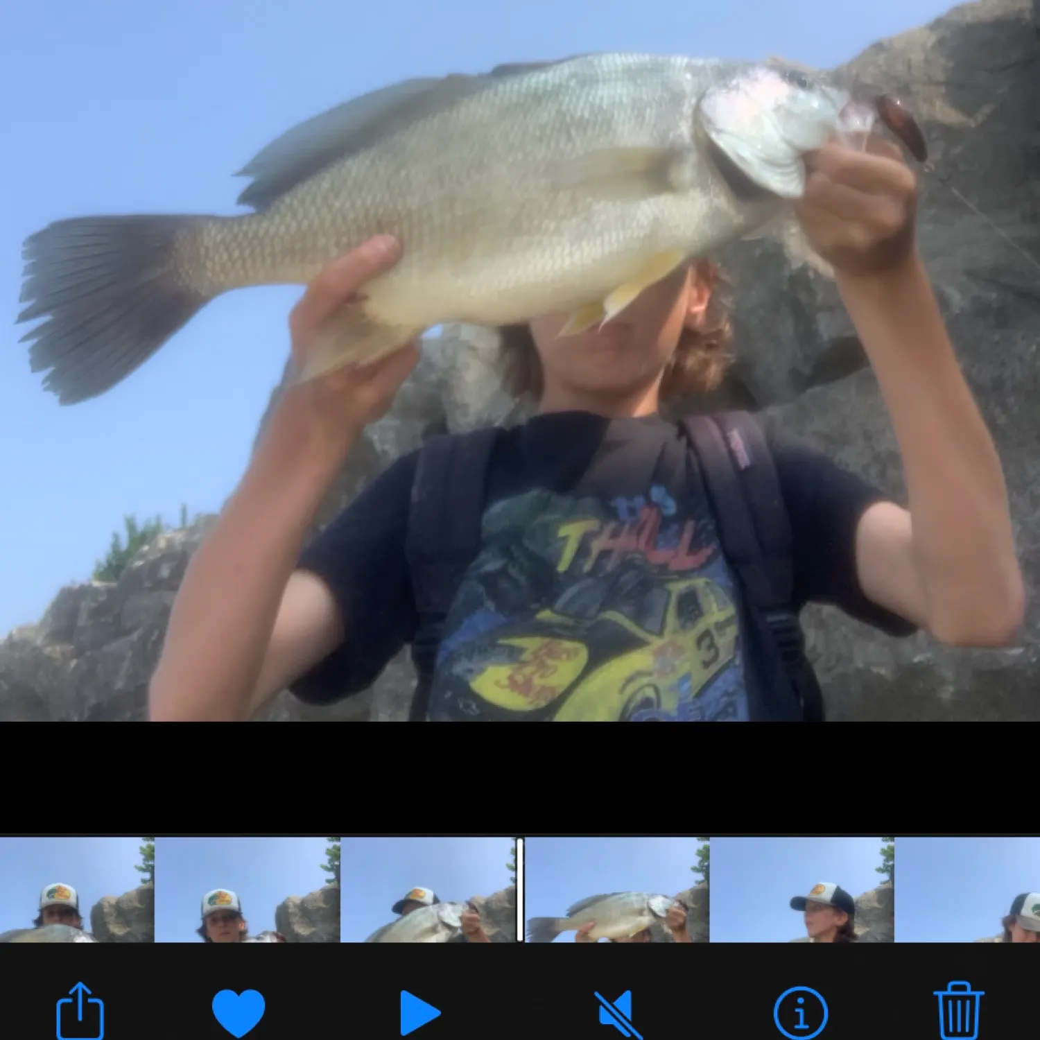 recently logged catches