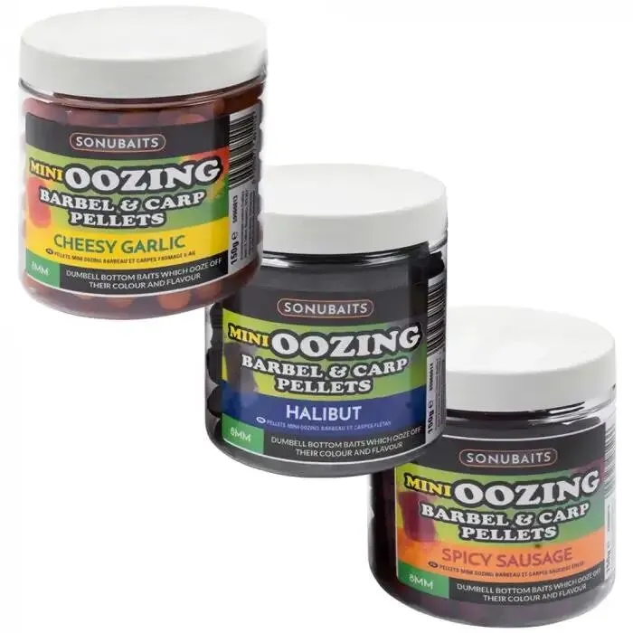Mini Oozing Barbel and Carp Pellets
