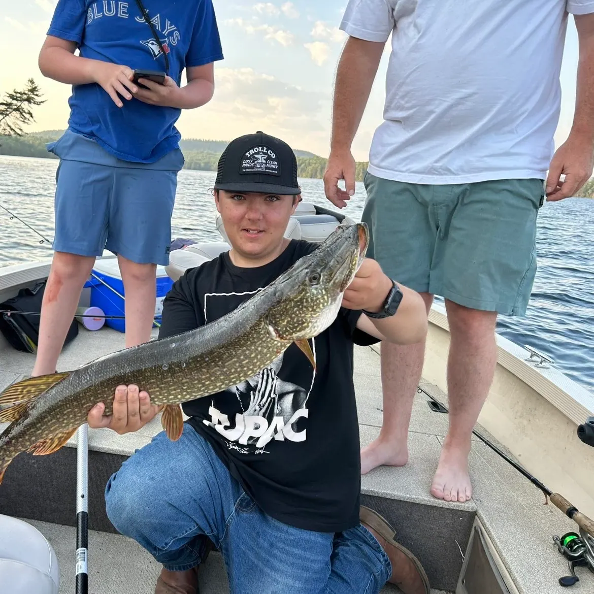 Northern pike caught on Fishbrain
