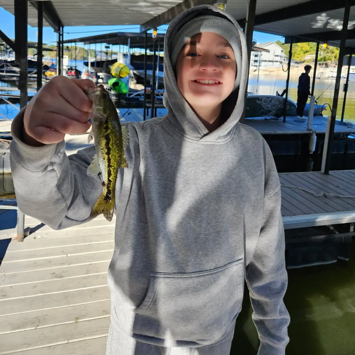 Spotted bass caught on Fishbrain