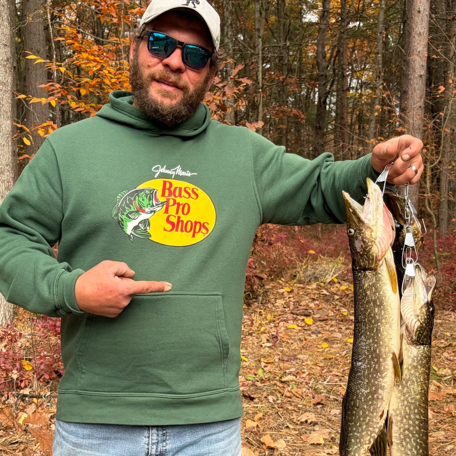Northern pike caught on Fishbrain