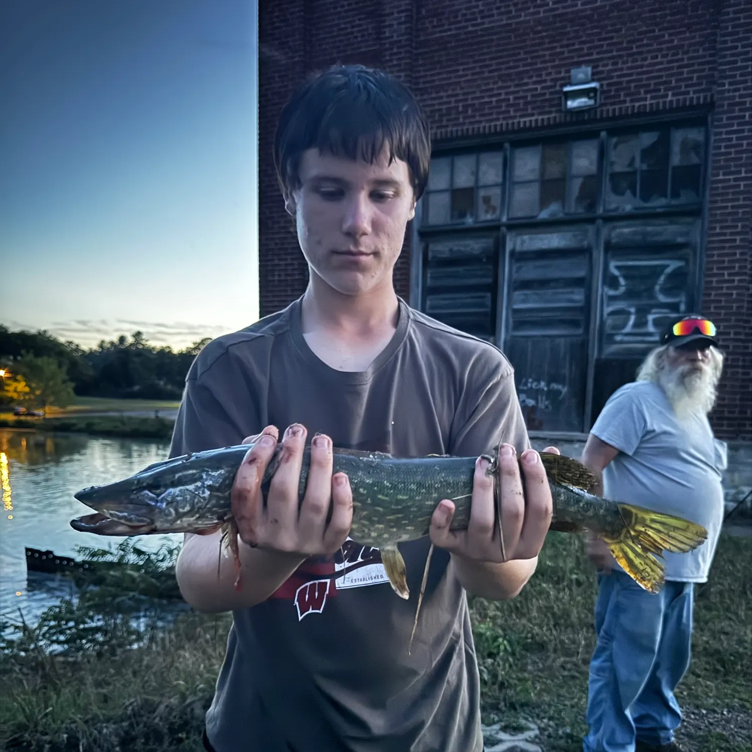 Northern pike caught on Fishbrain