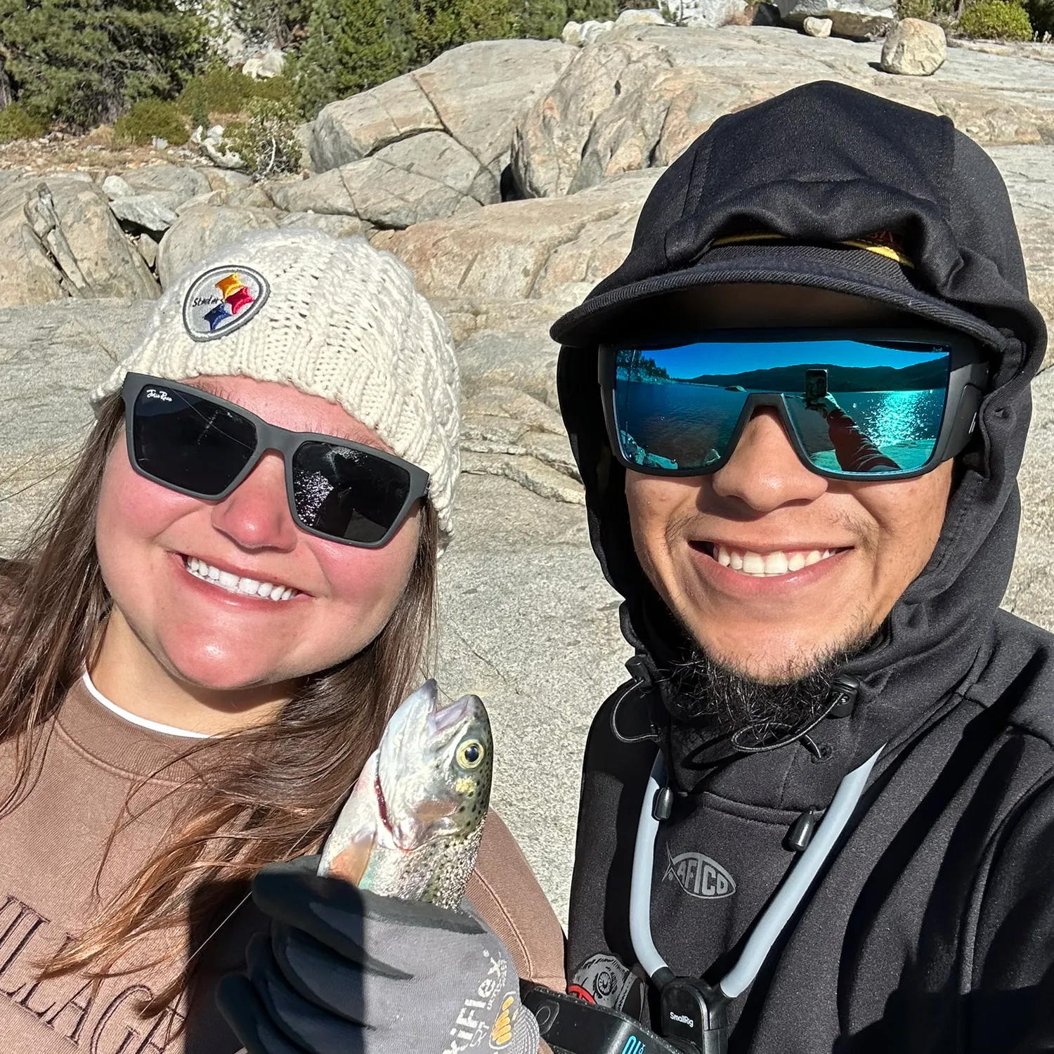 Rainbow trout caught on Fishbrain