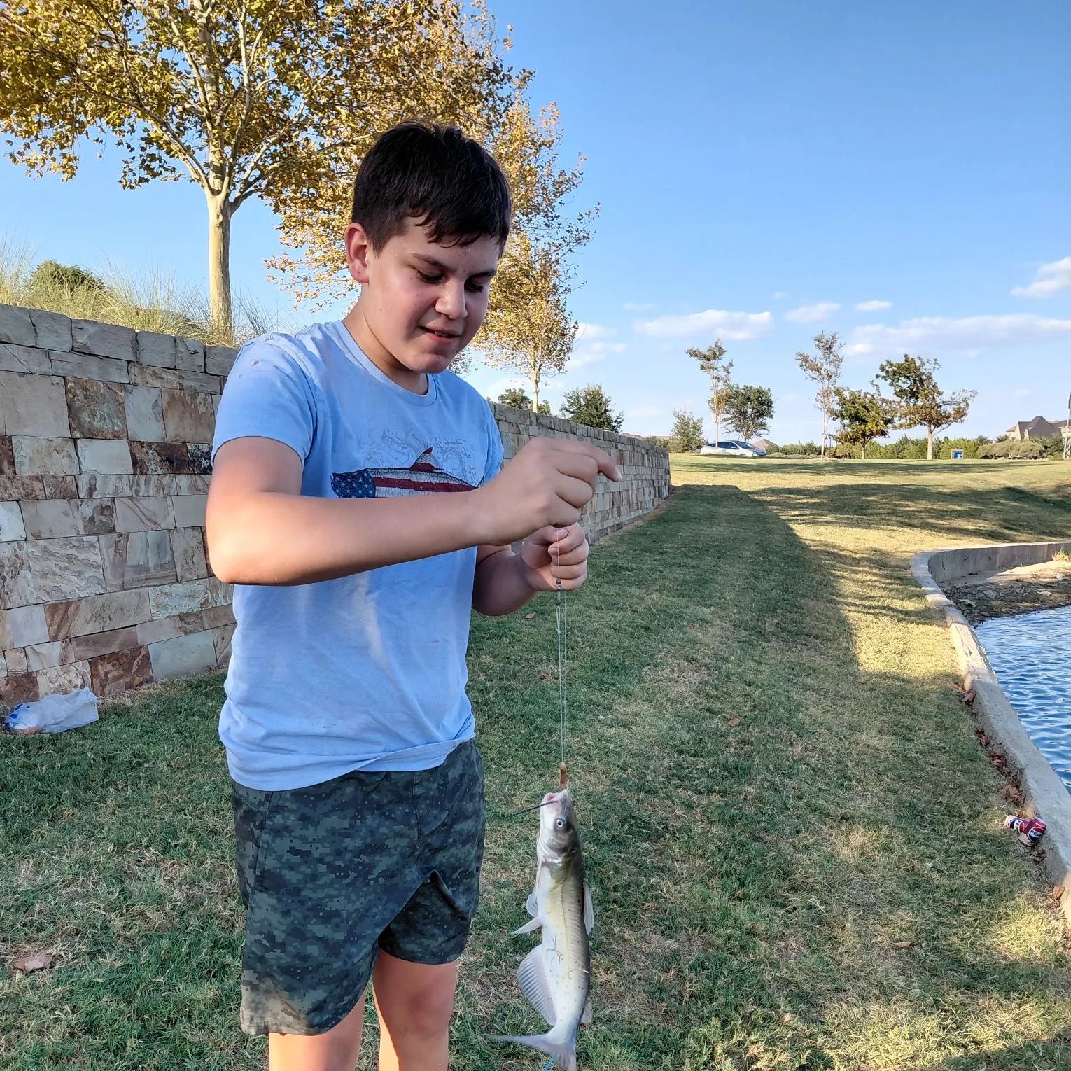 Channel catfish caught on Fishbrain