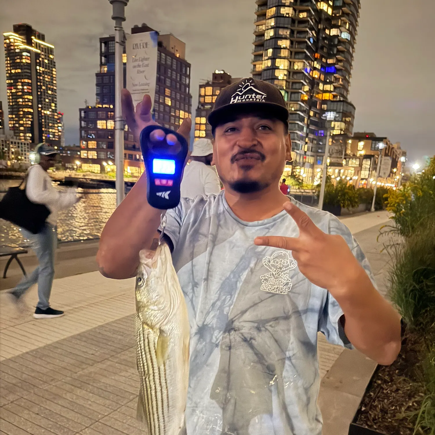 Striped bass caught on Fishbrain