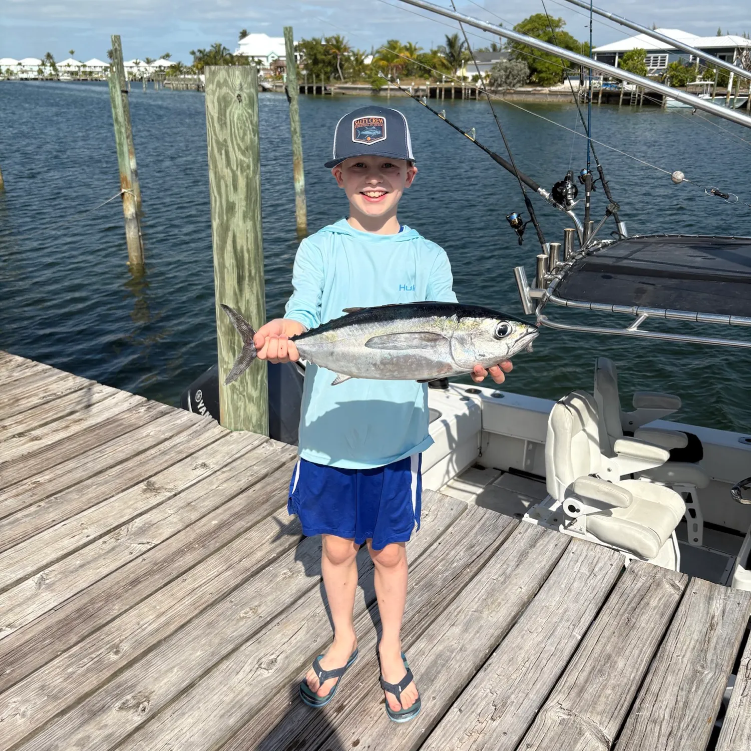 Skipjack tuna caught on Fishbrain