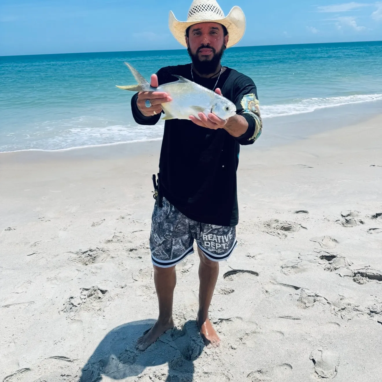 Florida pompano caught on Fishbrain
