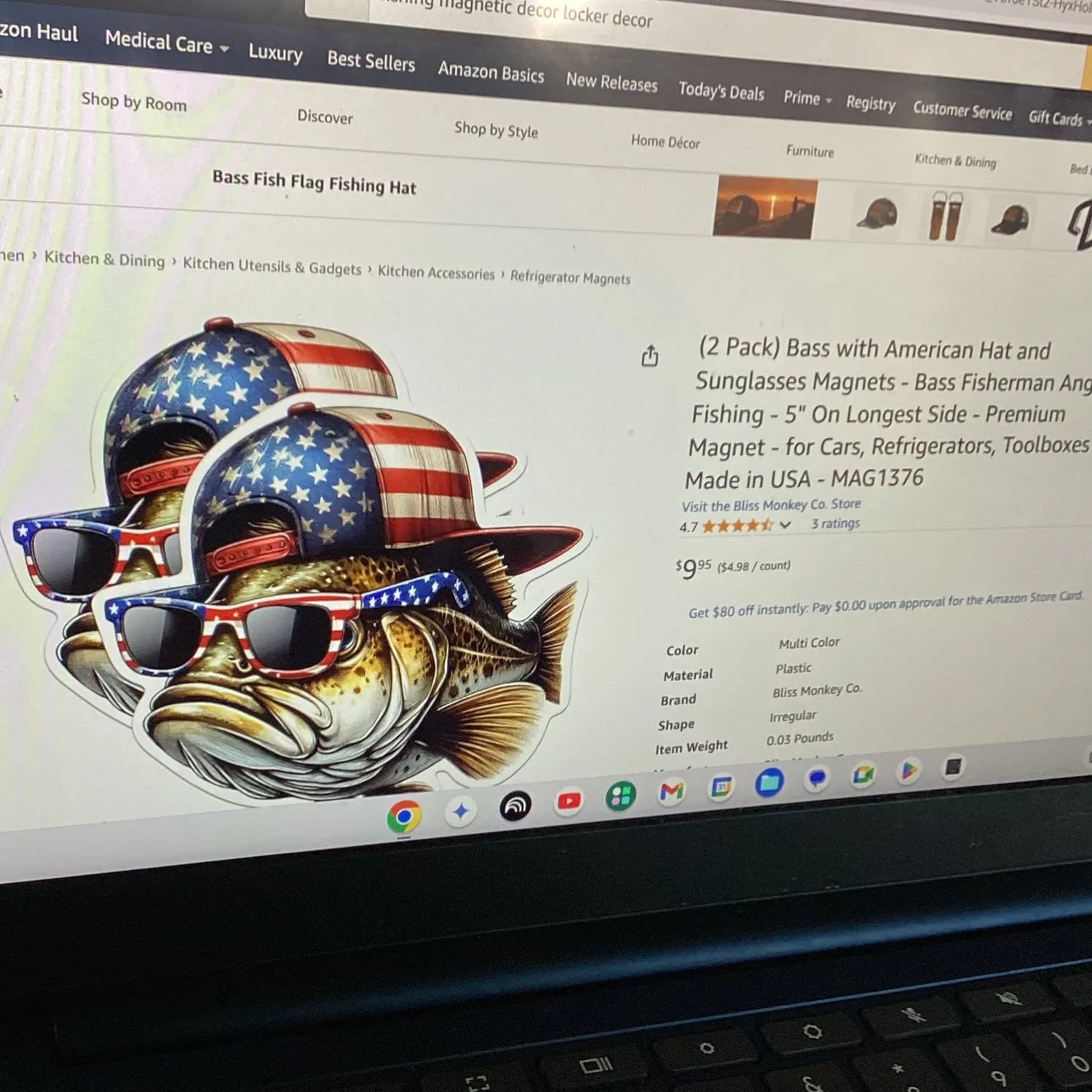 recently logged catches