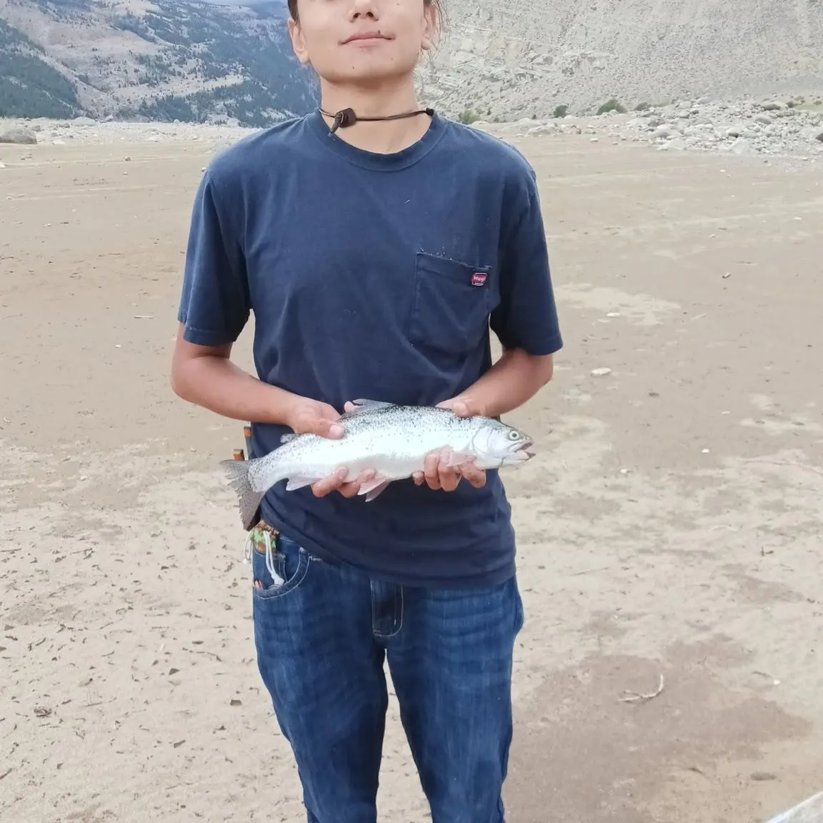 Rainbow trout caught on Fishbrain