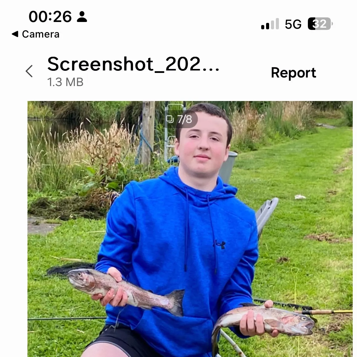 recently logged catches