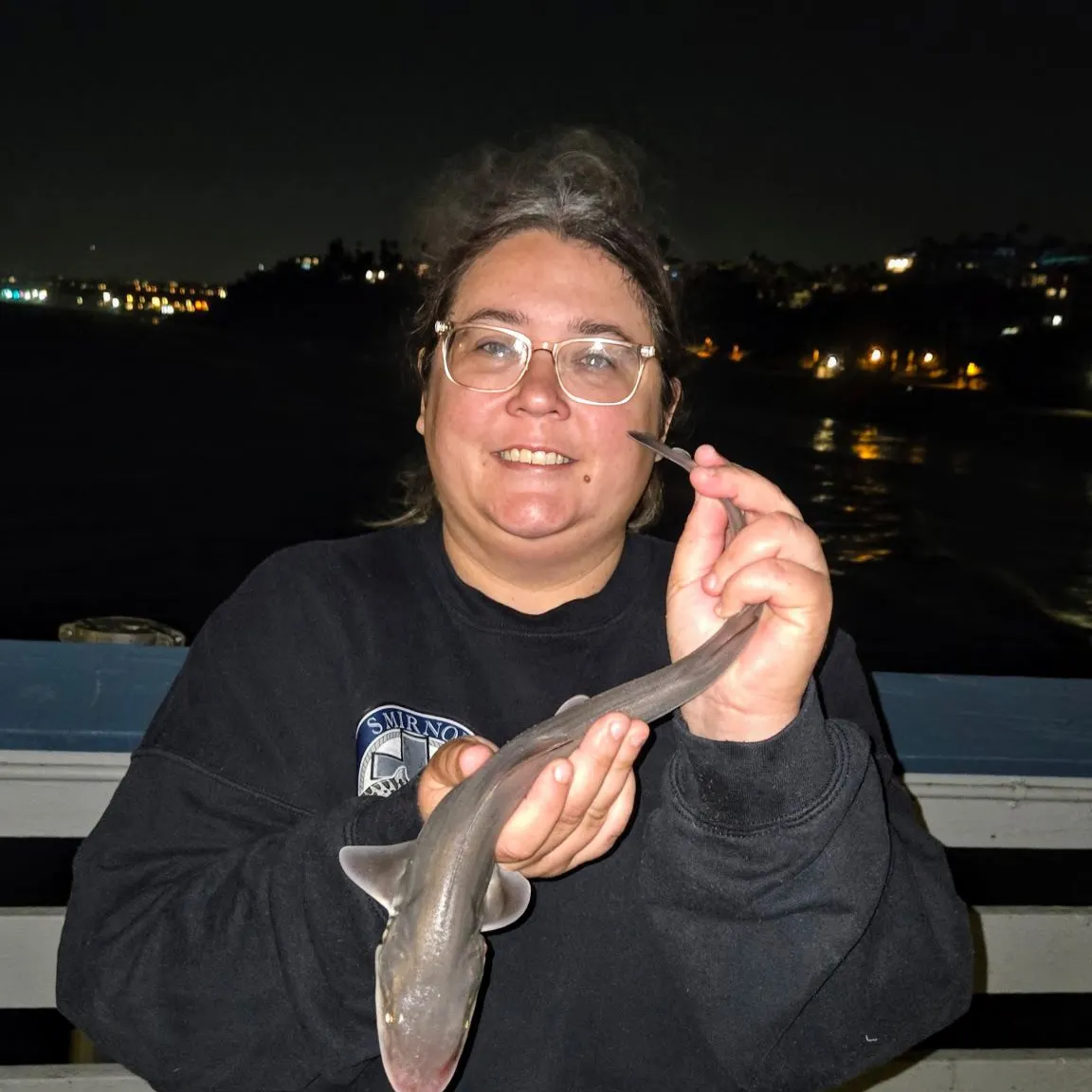Grey smooth-hound caught on Fishbrain