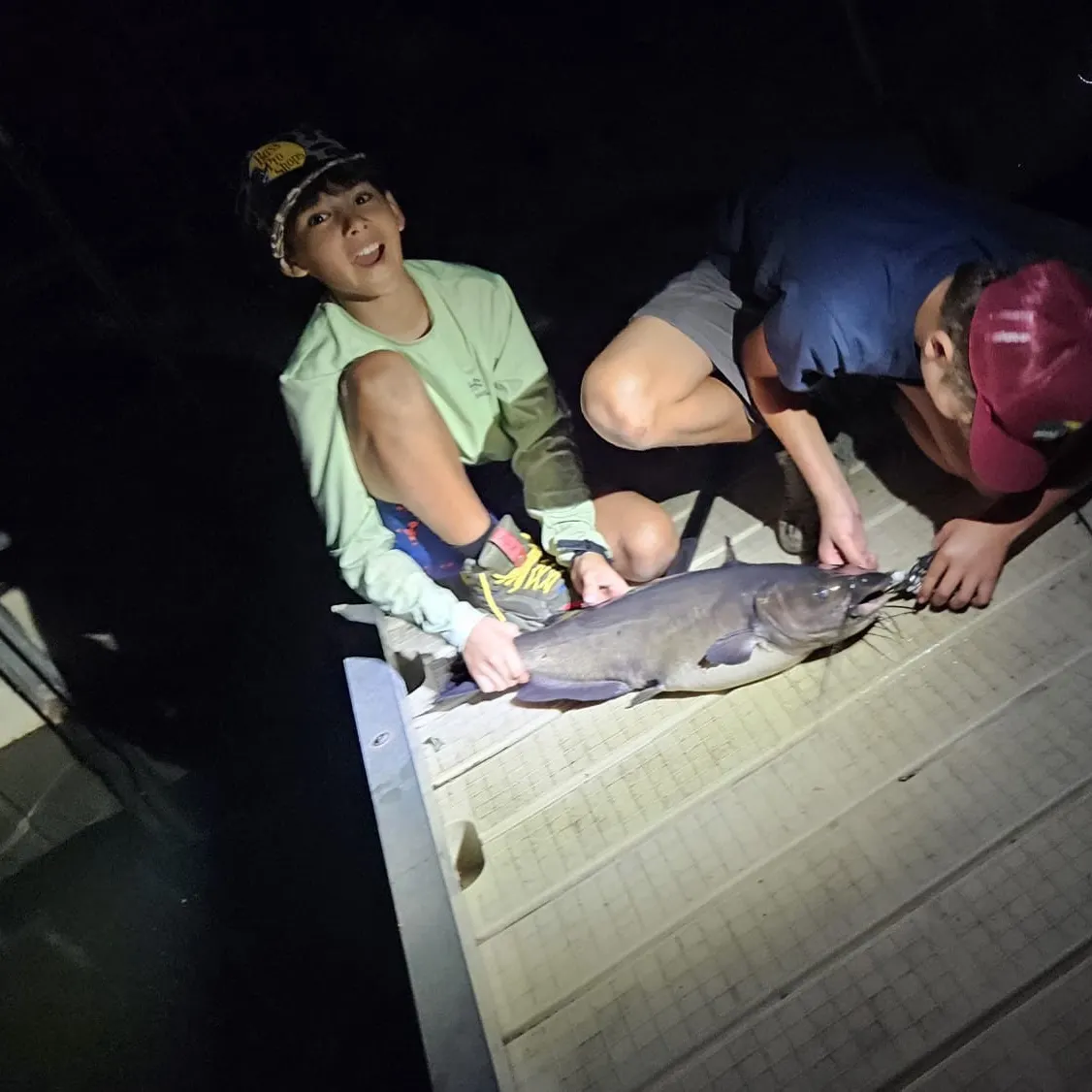 Channel catfish caught on Fishbrain