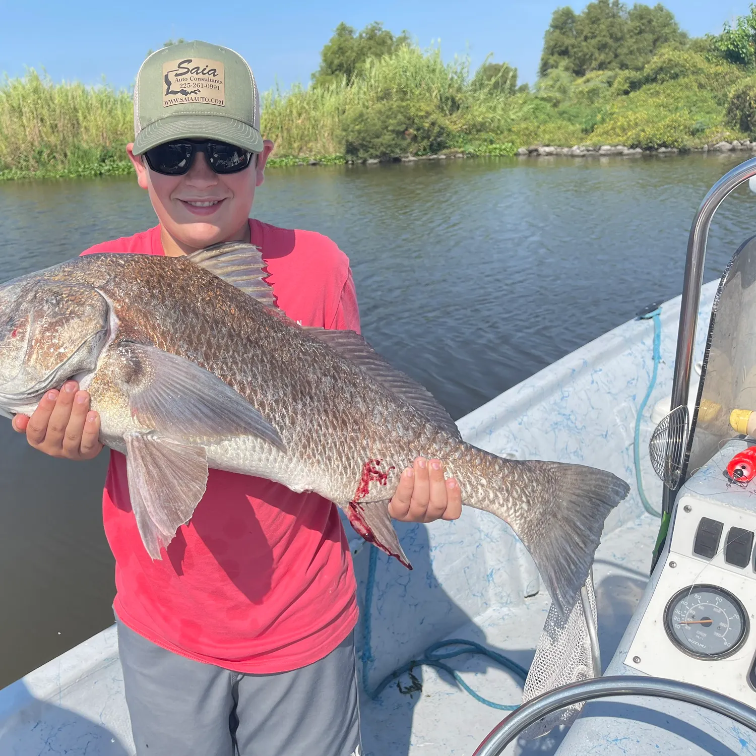 Black drum caught on Fishbrain