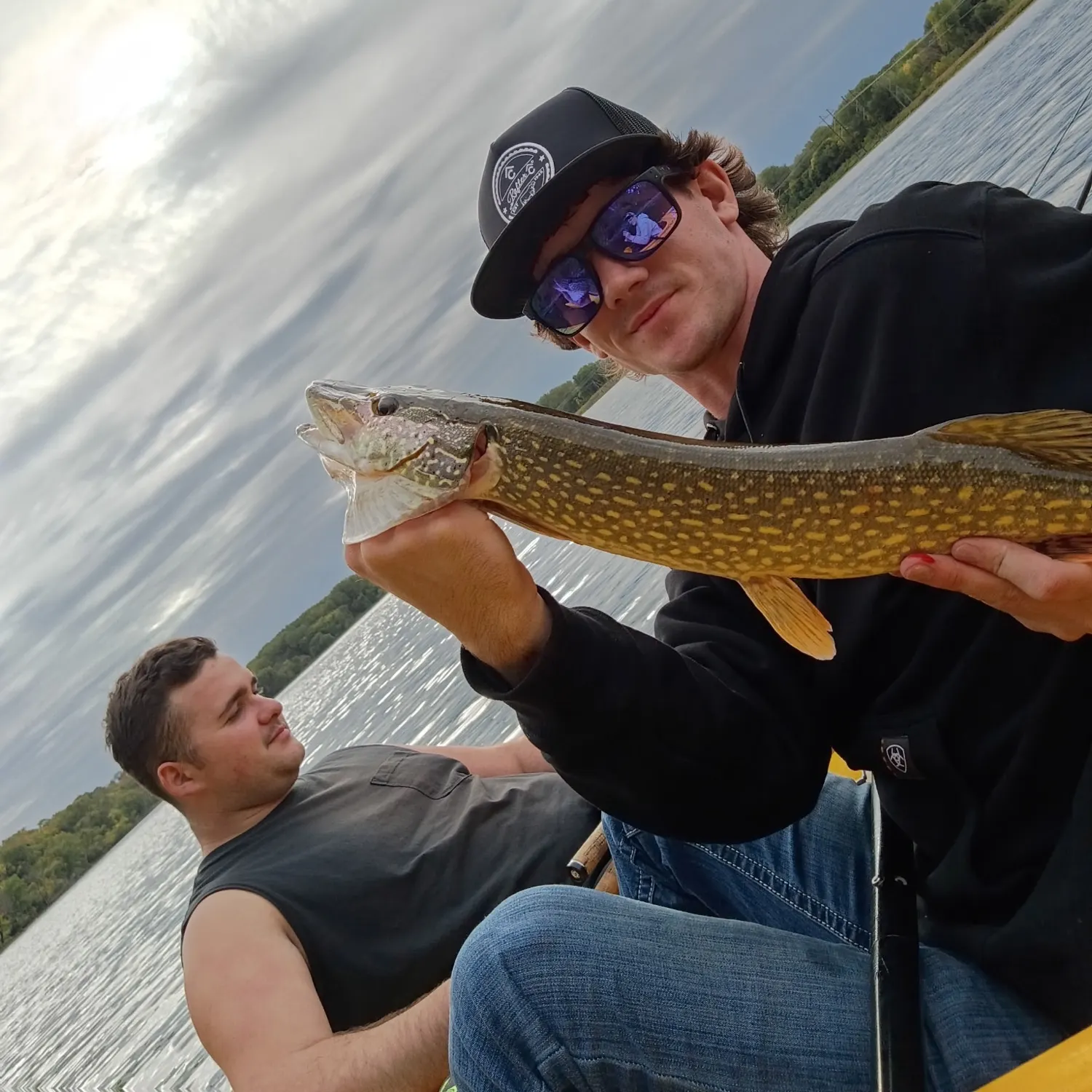 Northern pike caught on Fishbrain
