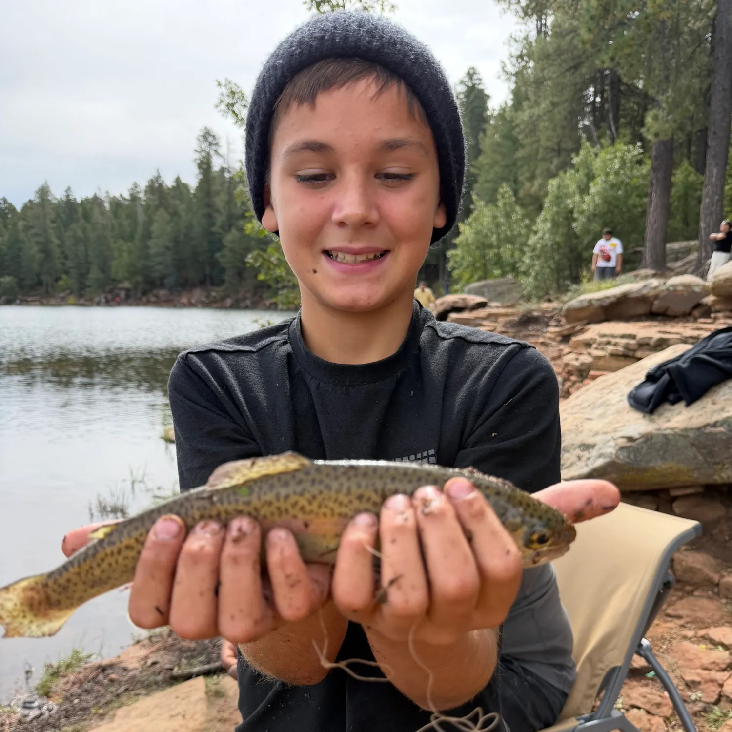 Tiger trout caught on Fishbrain
