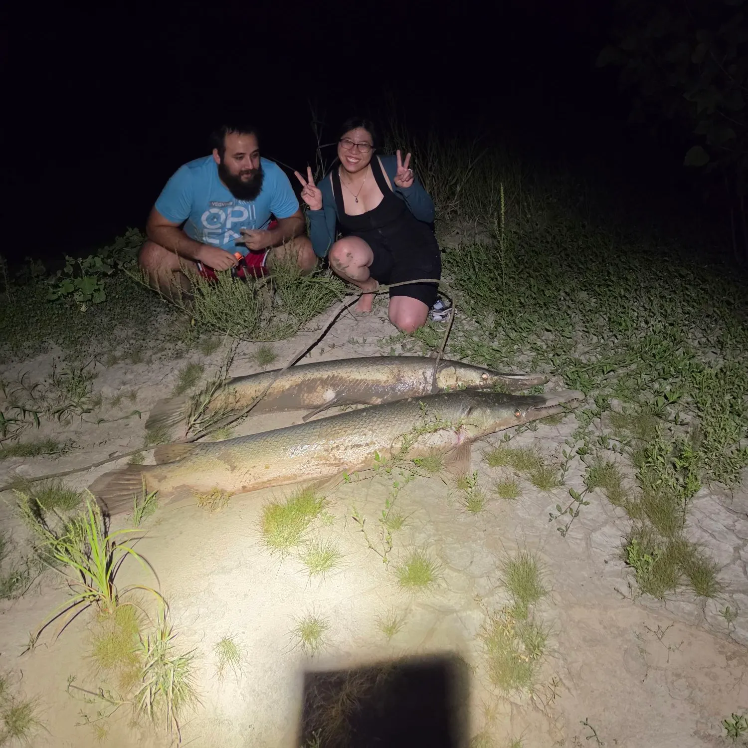 Alligator gar caught on Fishbrain