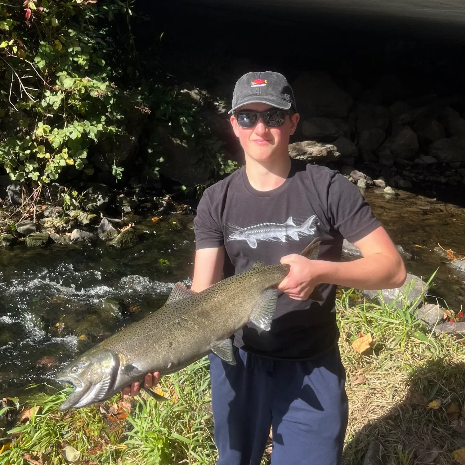 Chinook salmon caught on Fishbrain