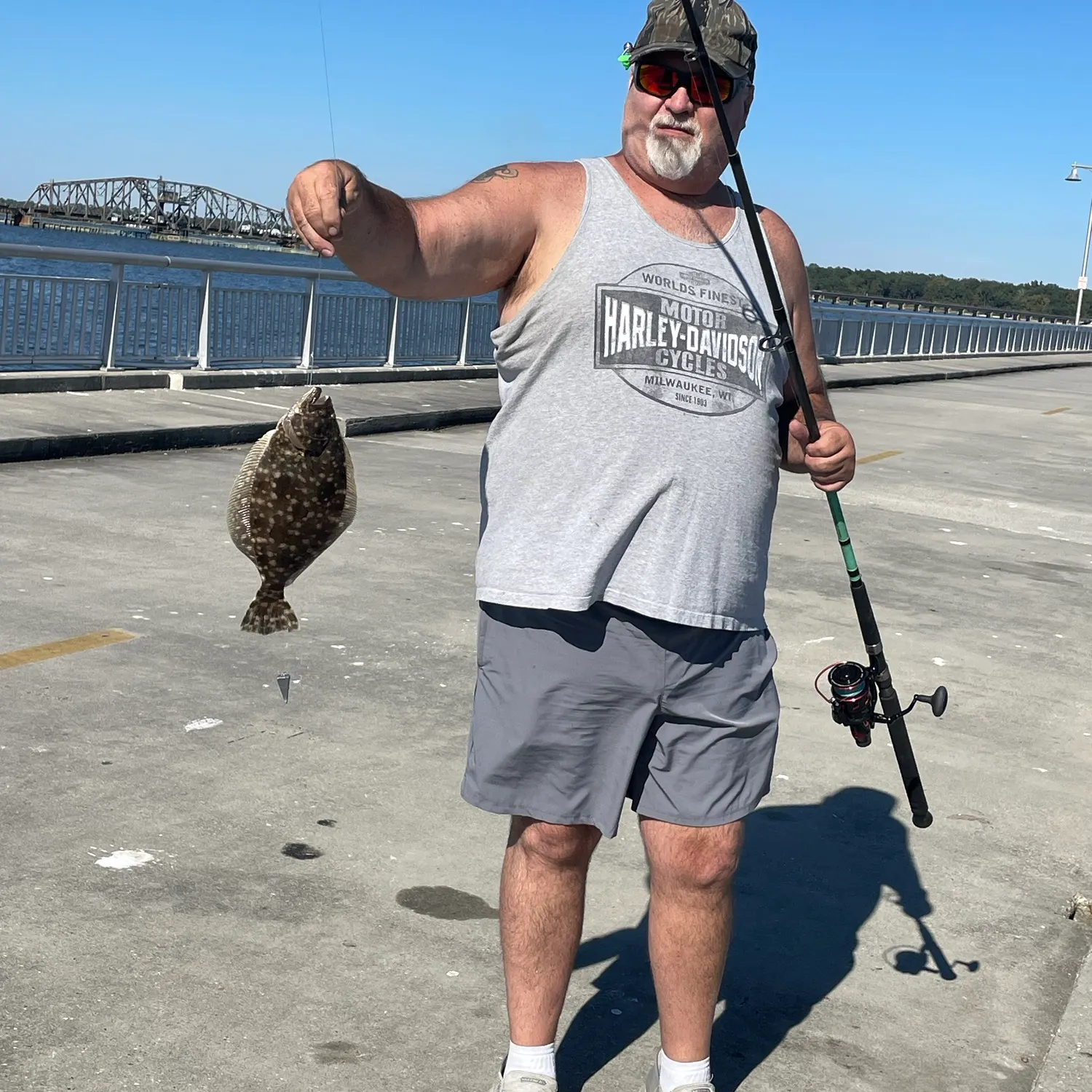Southern flounder caught on Fishbrain
