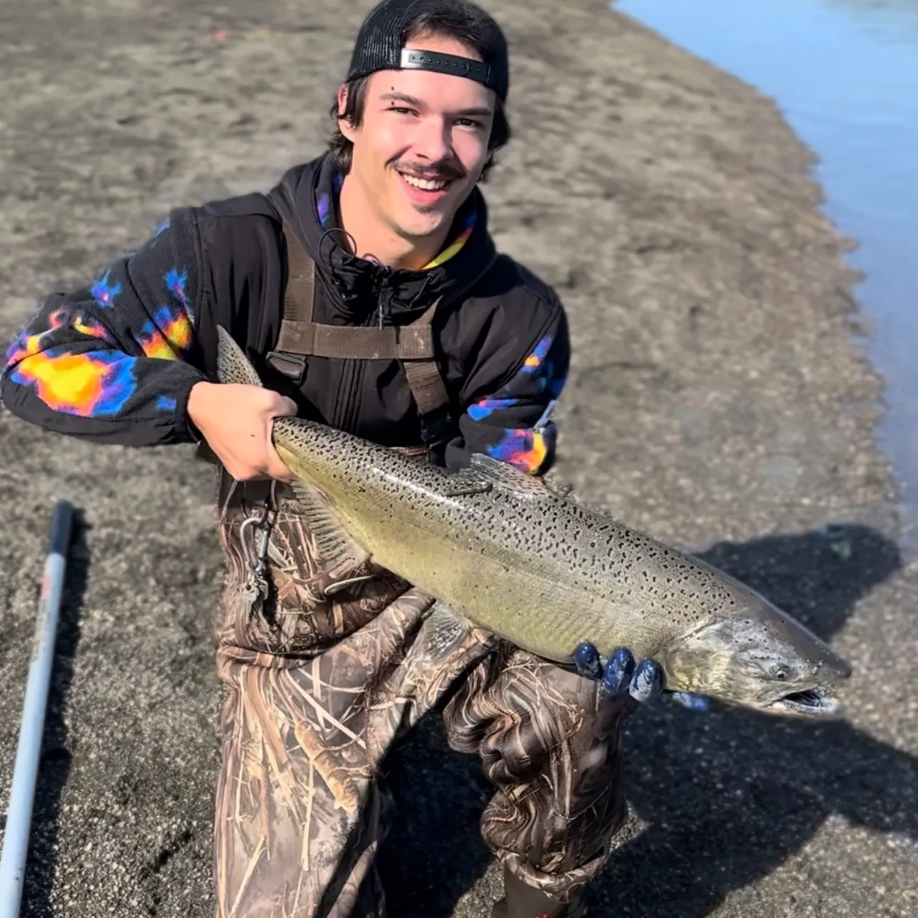 Chinook salmon caught on Fishbrain