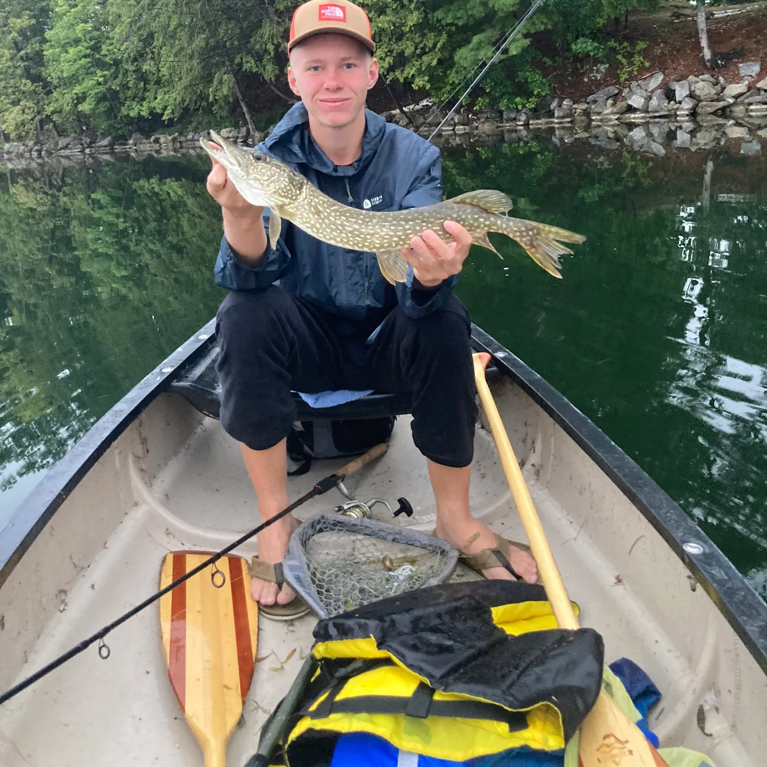 Northern pike caught on Fishbrain