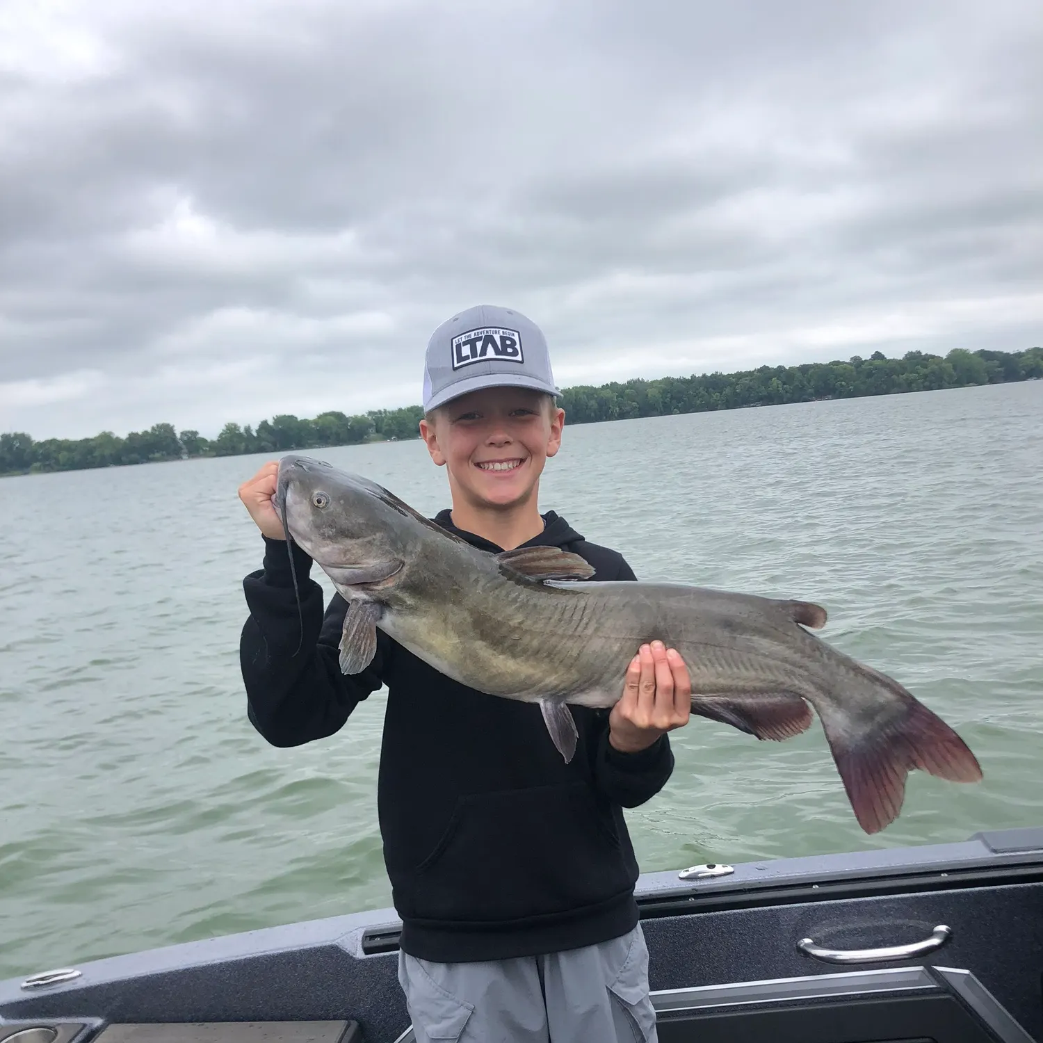 Channel catfish caught on Fishbrain