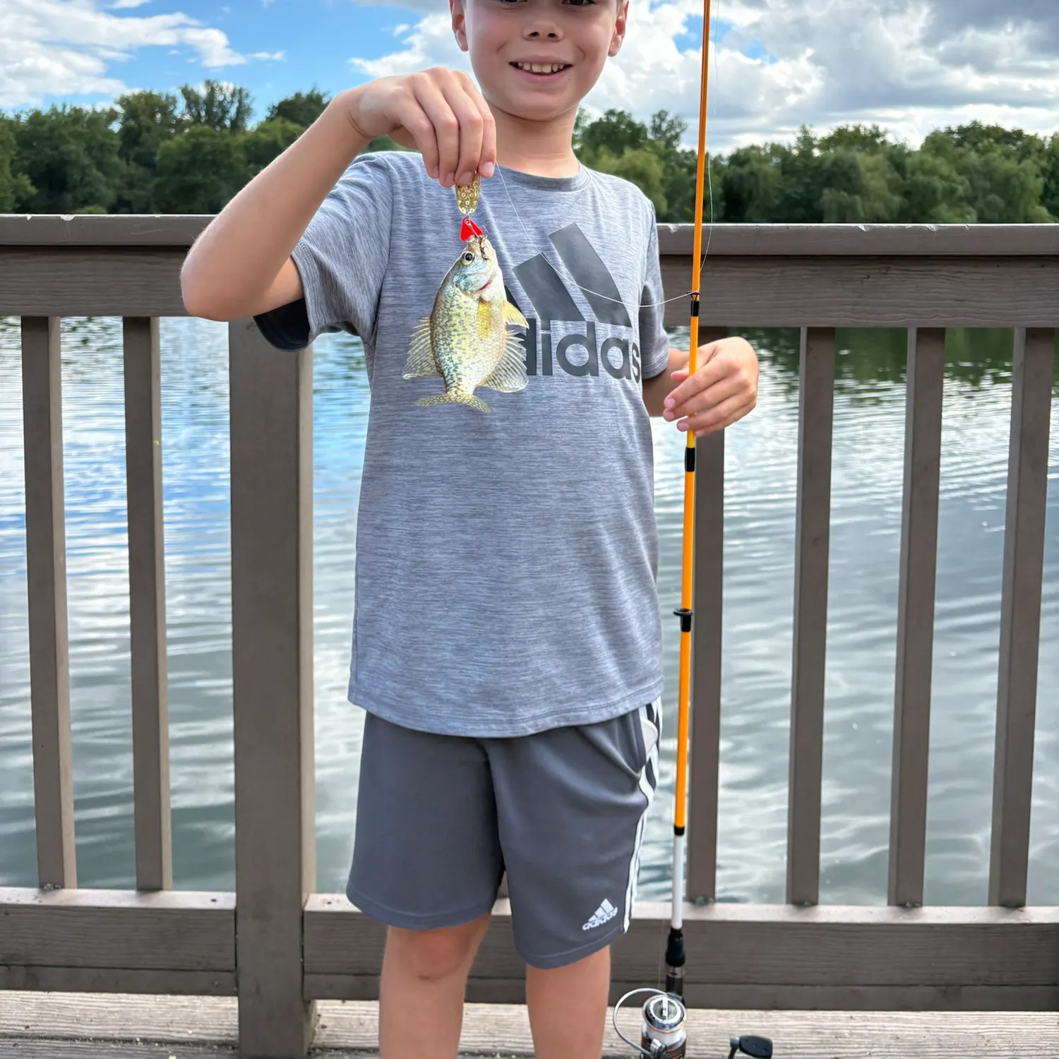 Black crappie caught on Fishbrain