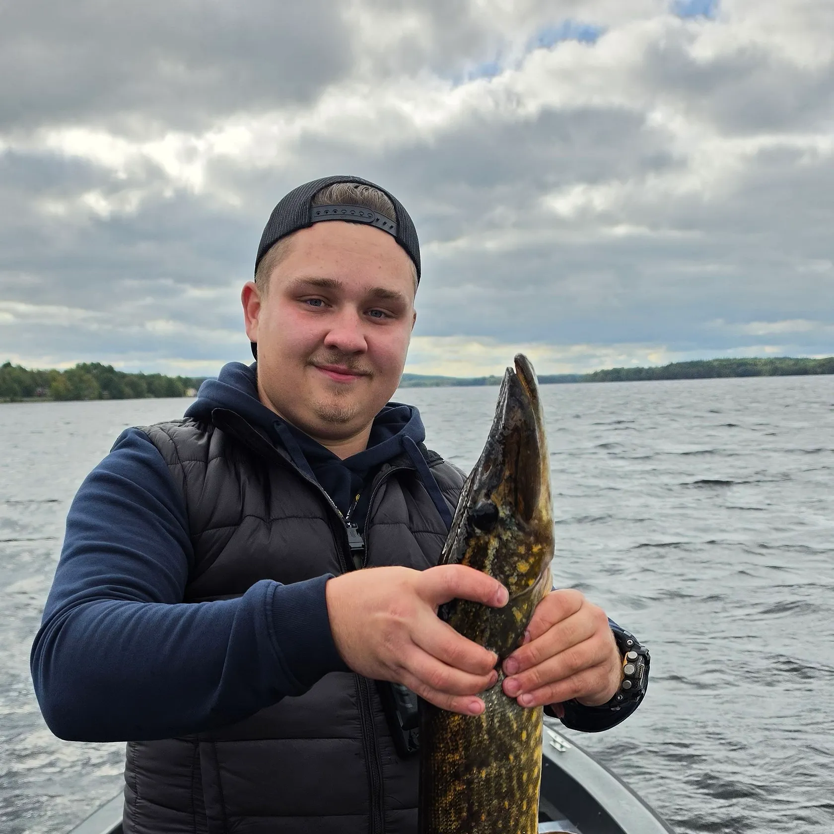 Northern pike caught on Fishbrain
