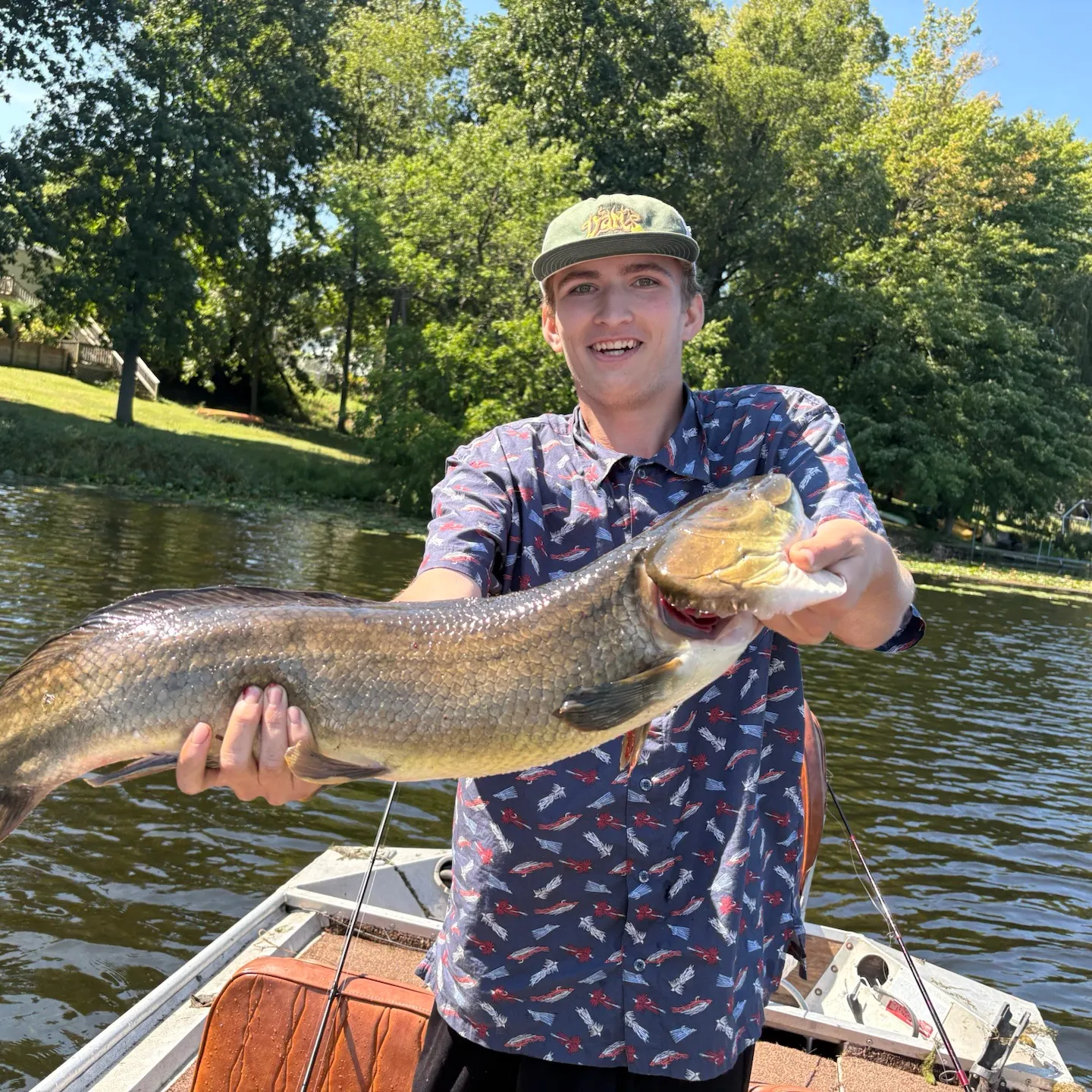 Eyetail bowfin caught on Fishbrain