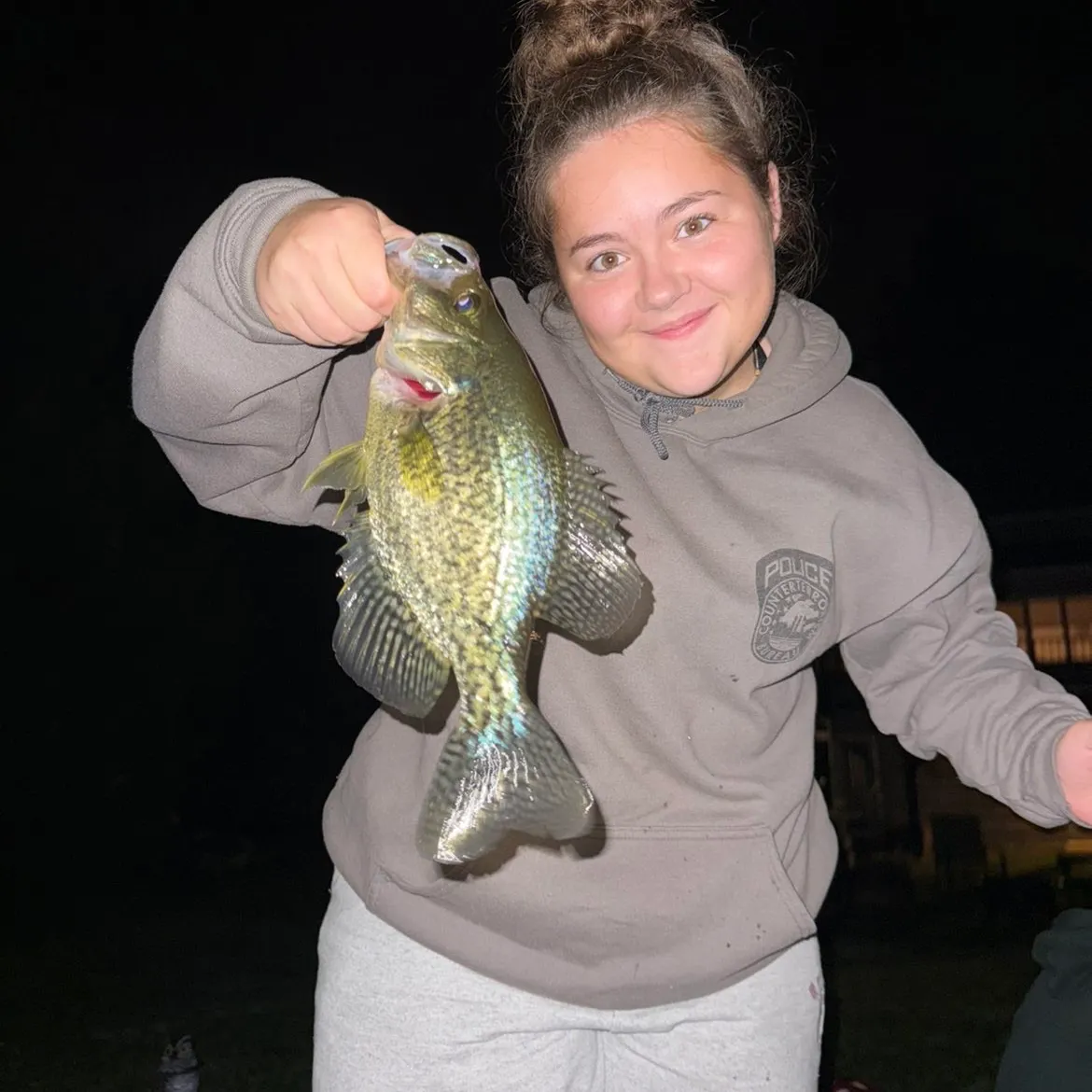 Black crappie caught on Fishbrain