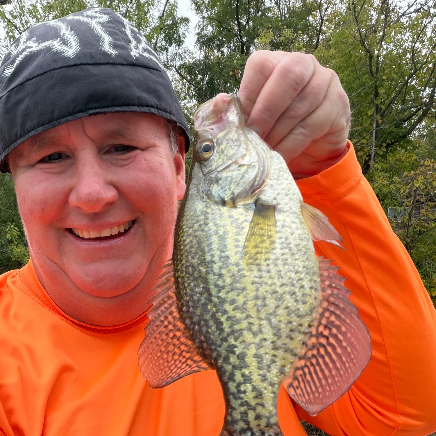 Black crappie caught on Fishbrain