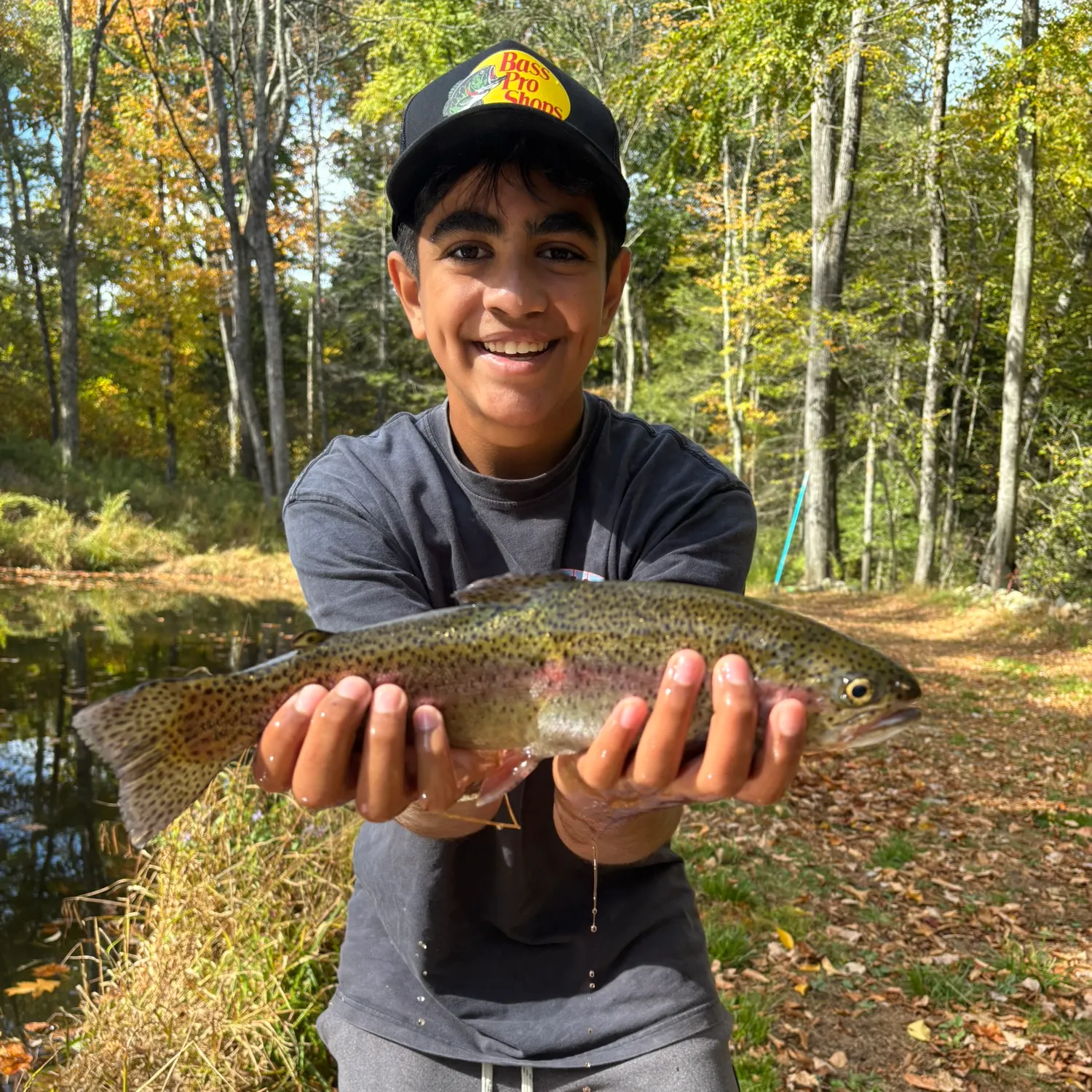 Rainbow trout caught on Fishbrain