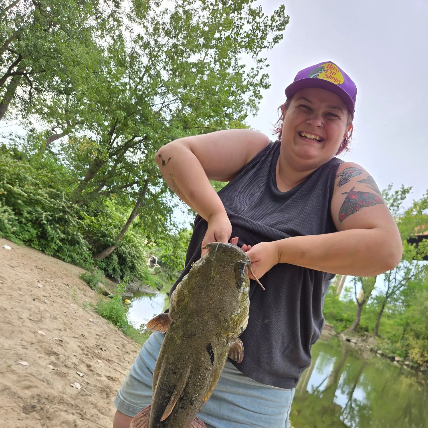 Flathead catfish caught on Fishbrain