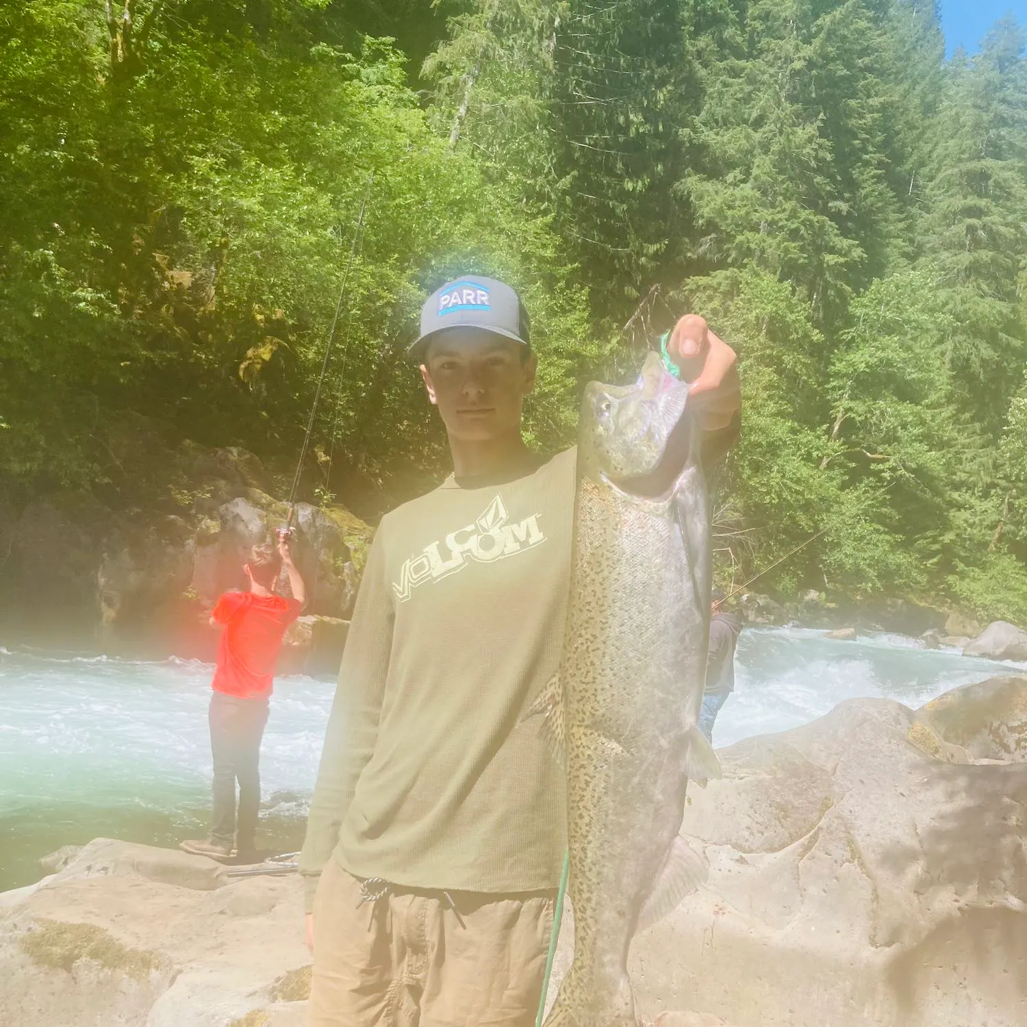 Chinook salmon caught on Fishbrain