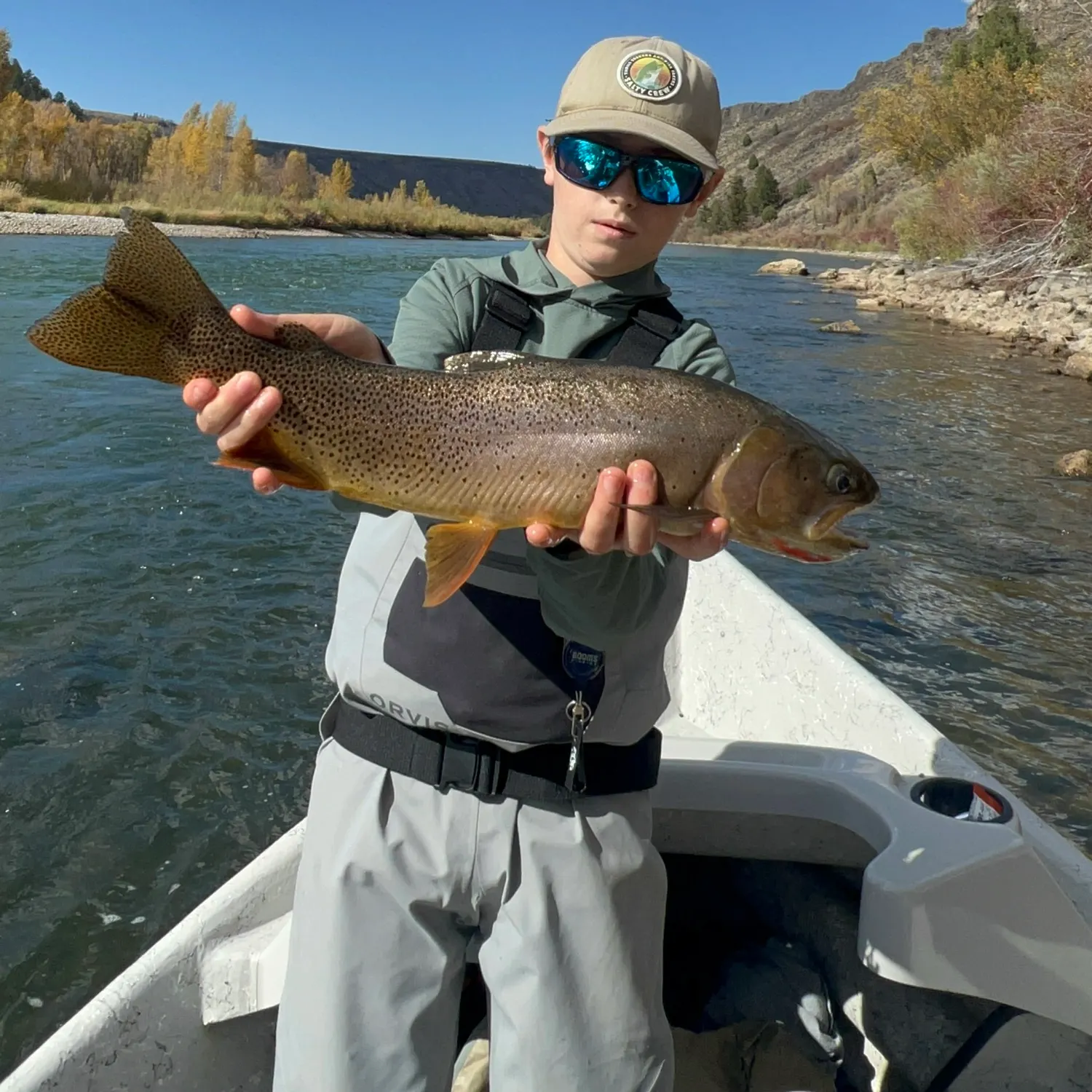 Snake River fine-spotted cutthroat trout caught on Fishbrain