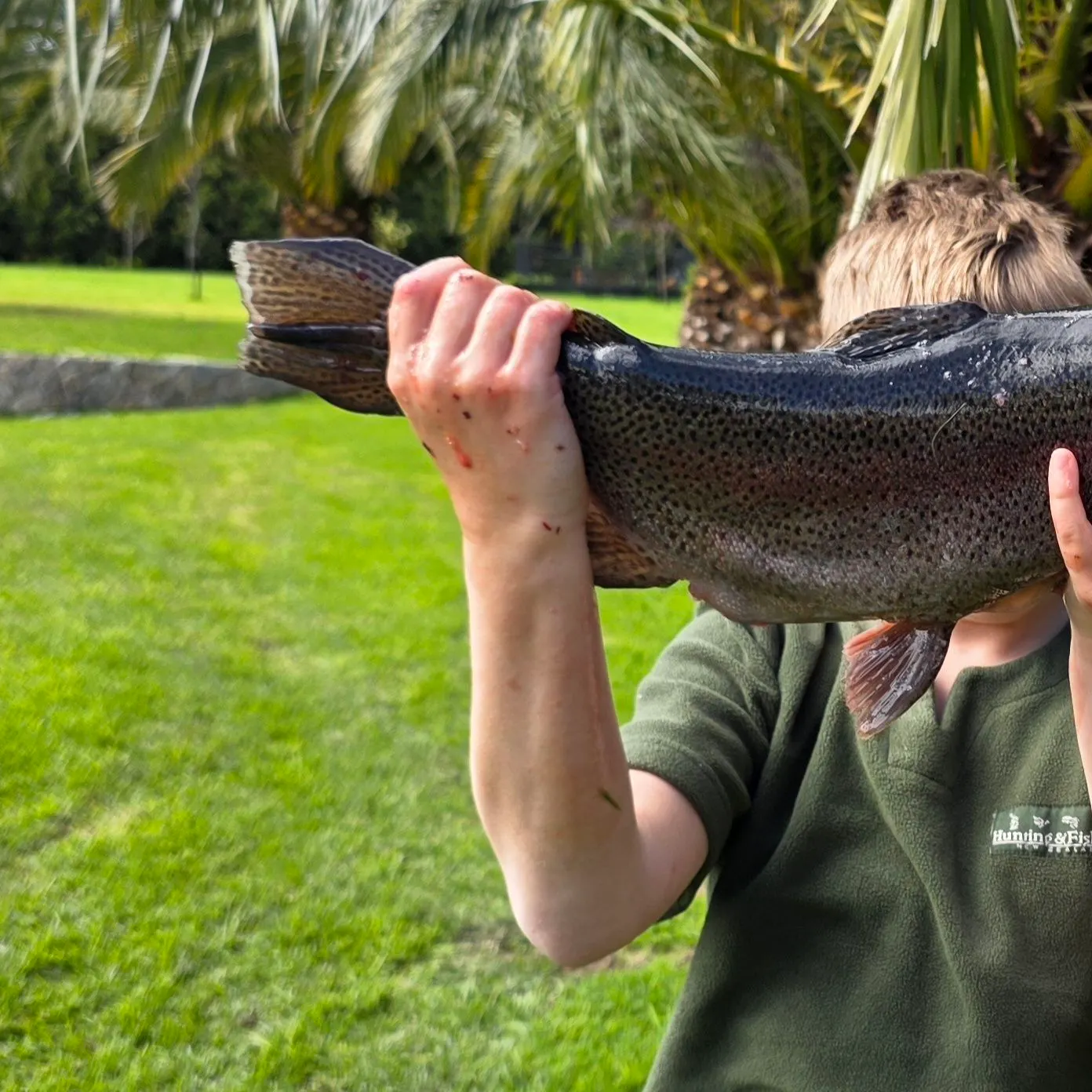 Rainbow trout caught on Fishbrain