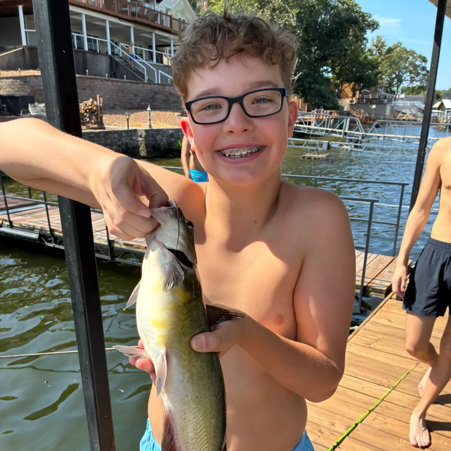 Channel catfish caught on Fishbrain