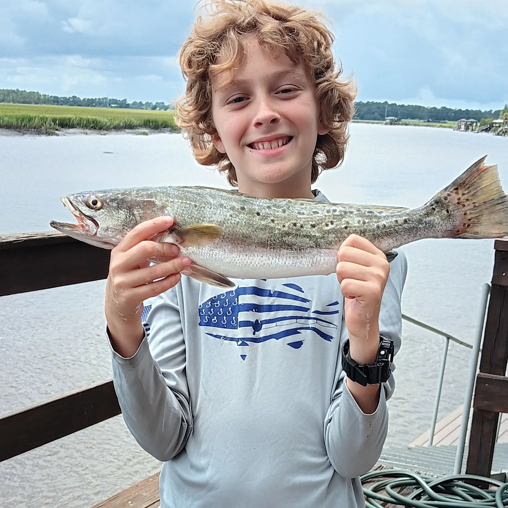 Spotted seatrout caught on Fishbrain