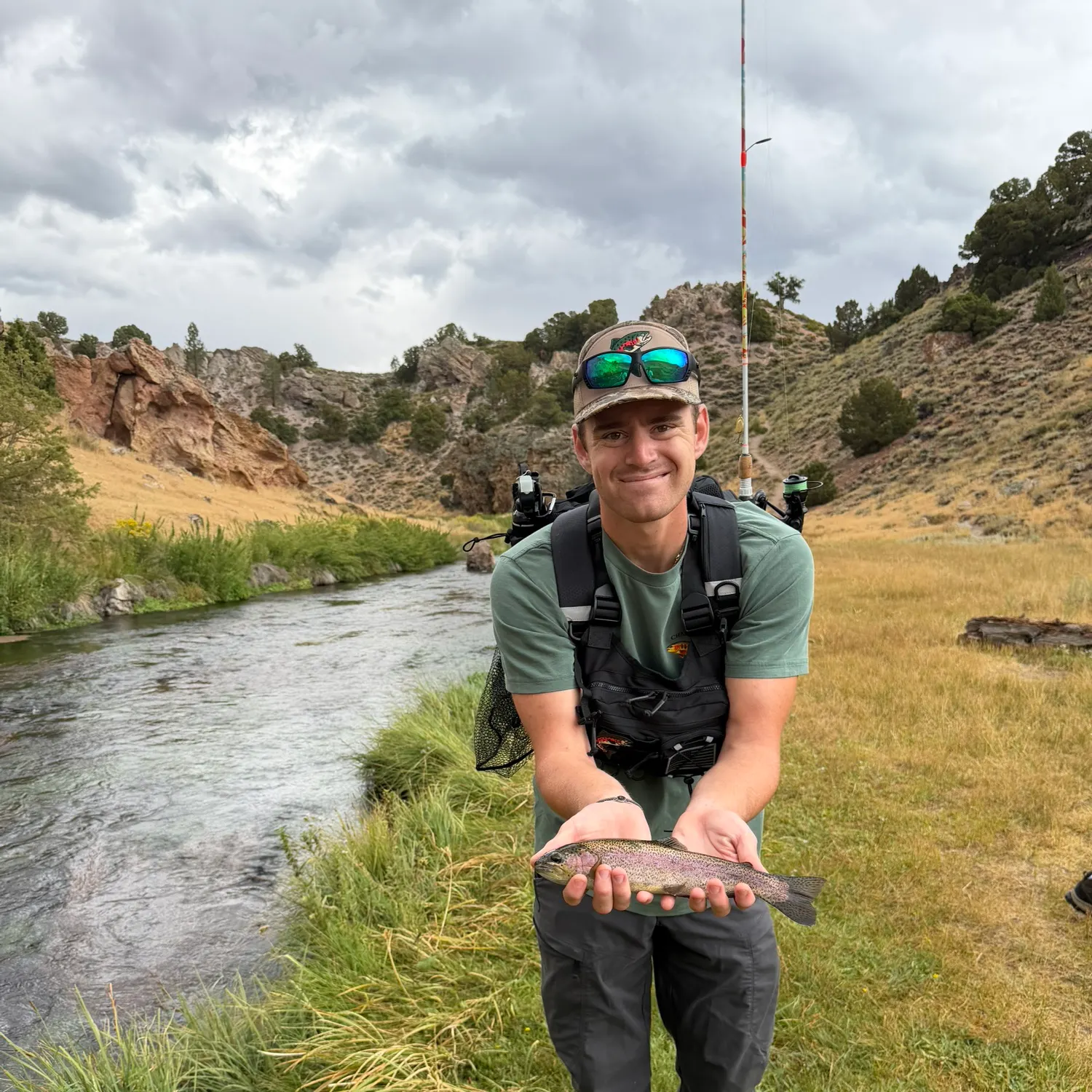 Rainbow trout caught on Fishbrain
