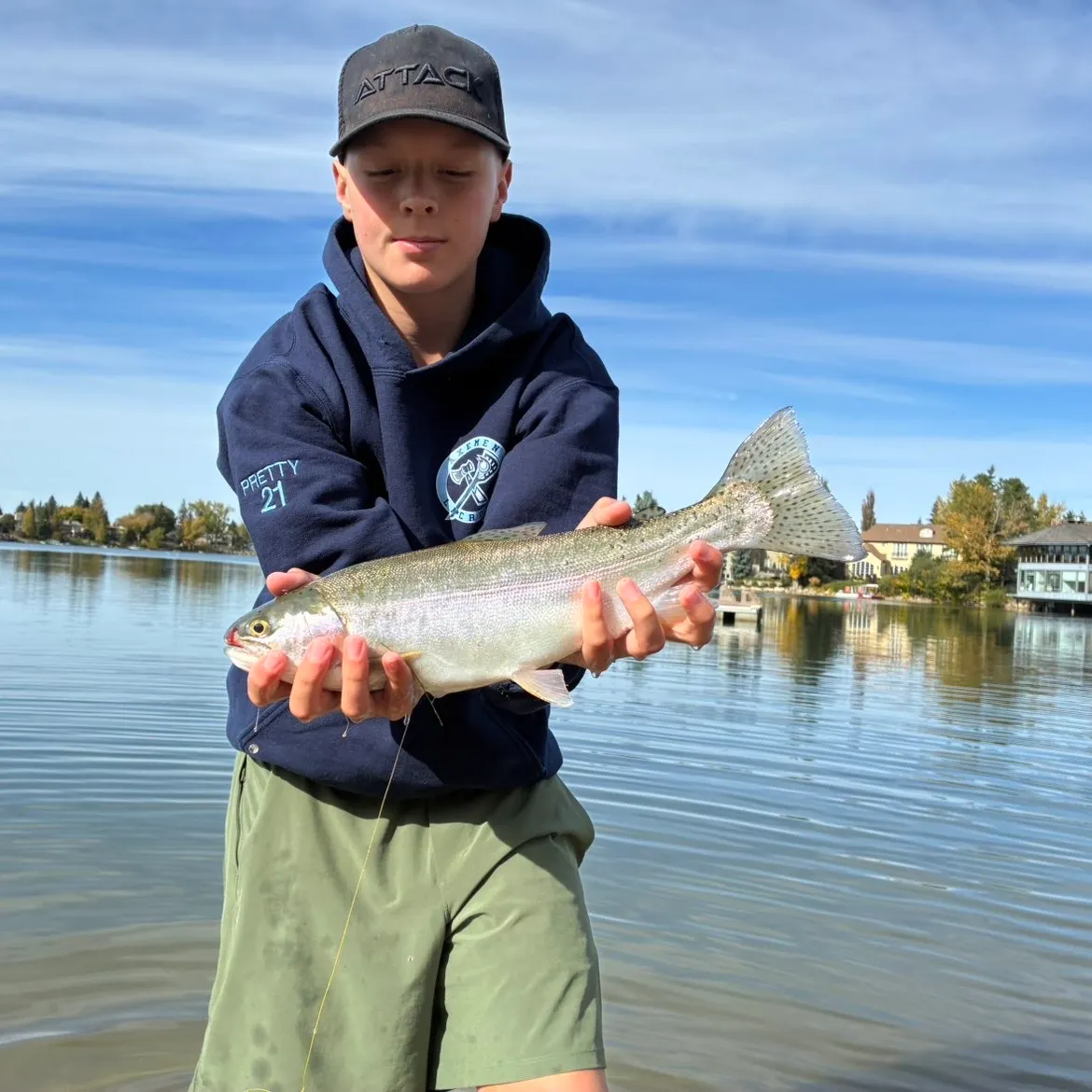 Rainbow trout caught on Fishbrain