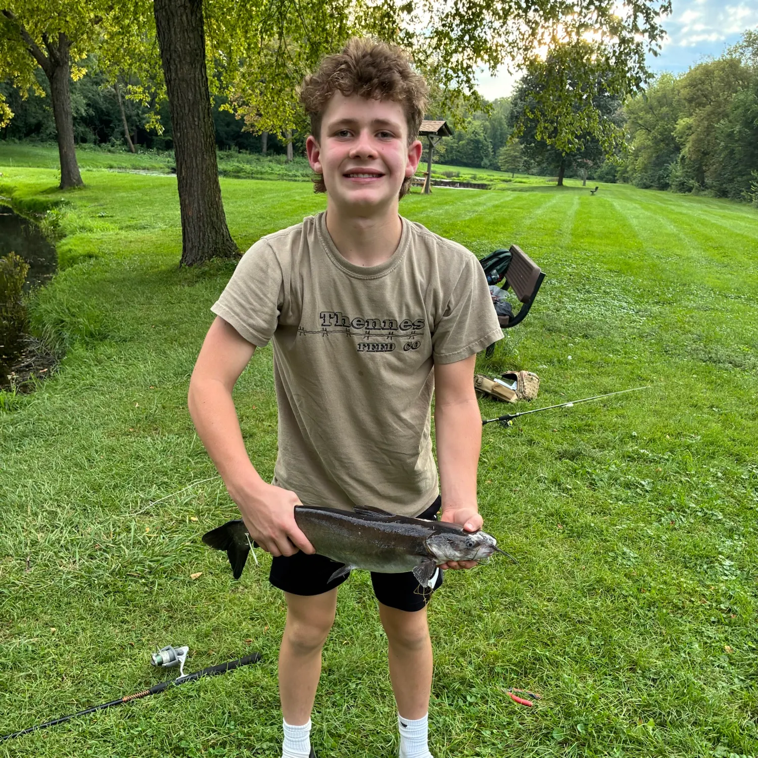 Channel catfish caught on Fishbrain