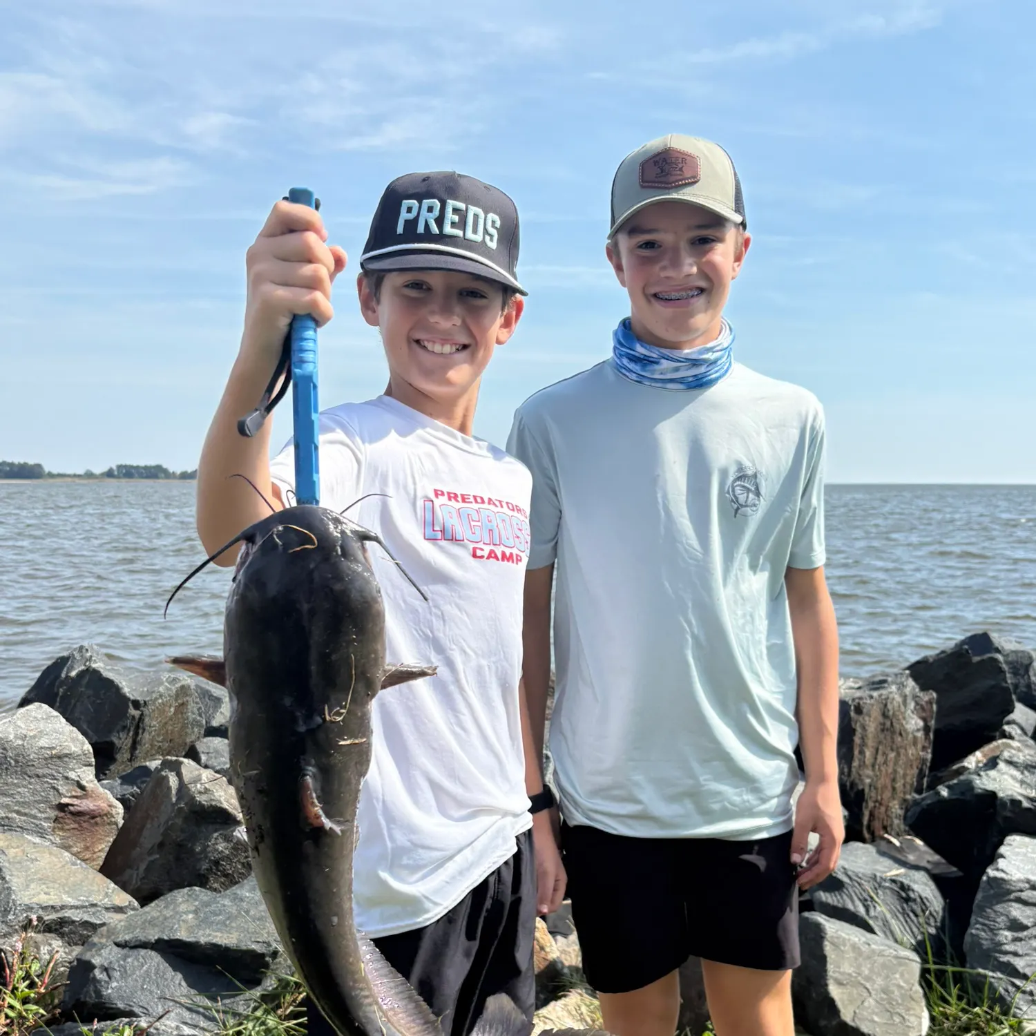 Channel catfish caught on Fishbrain