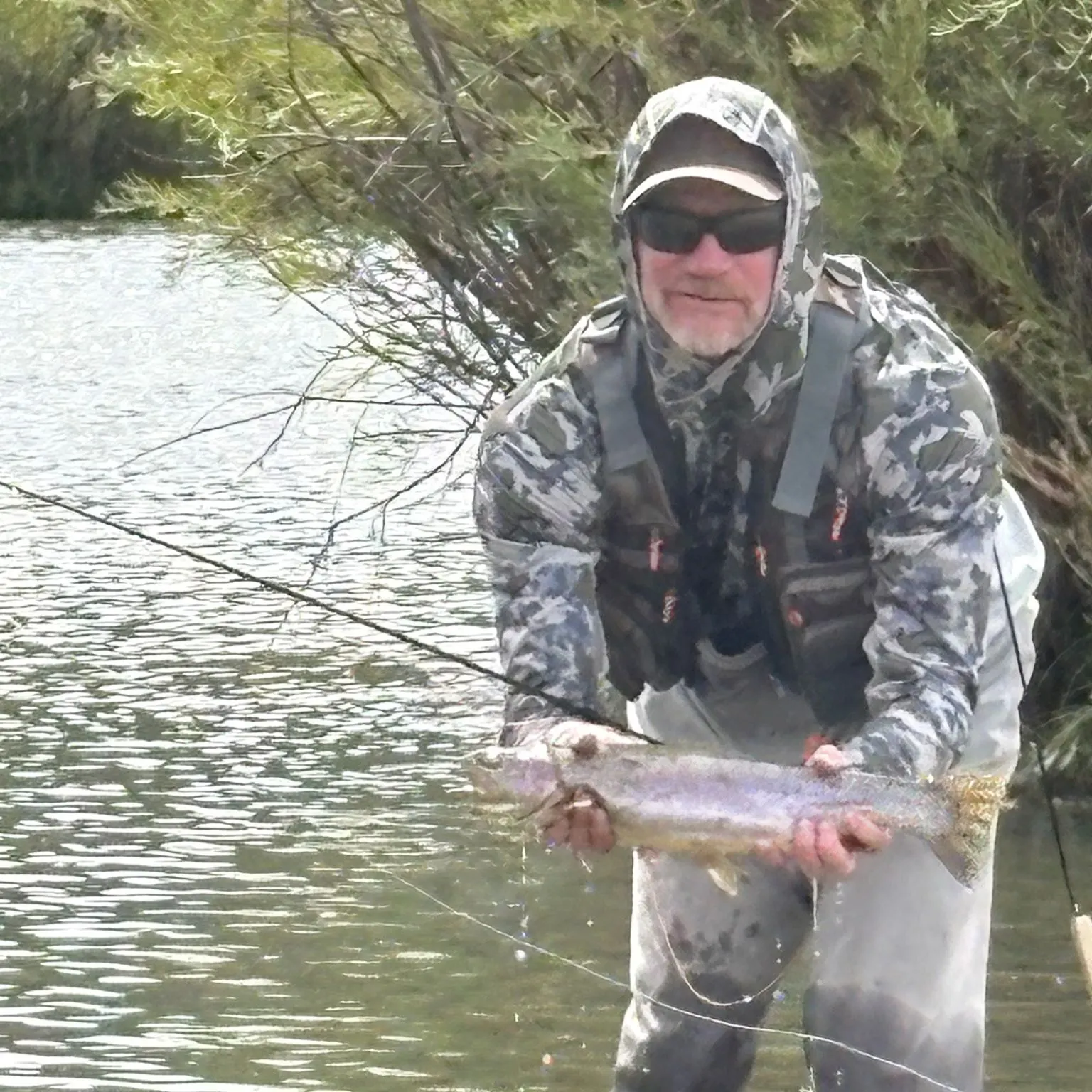 Rainbow trout caught on Fishbrain