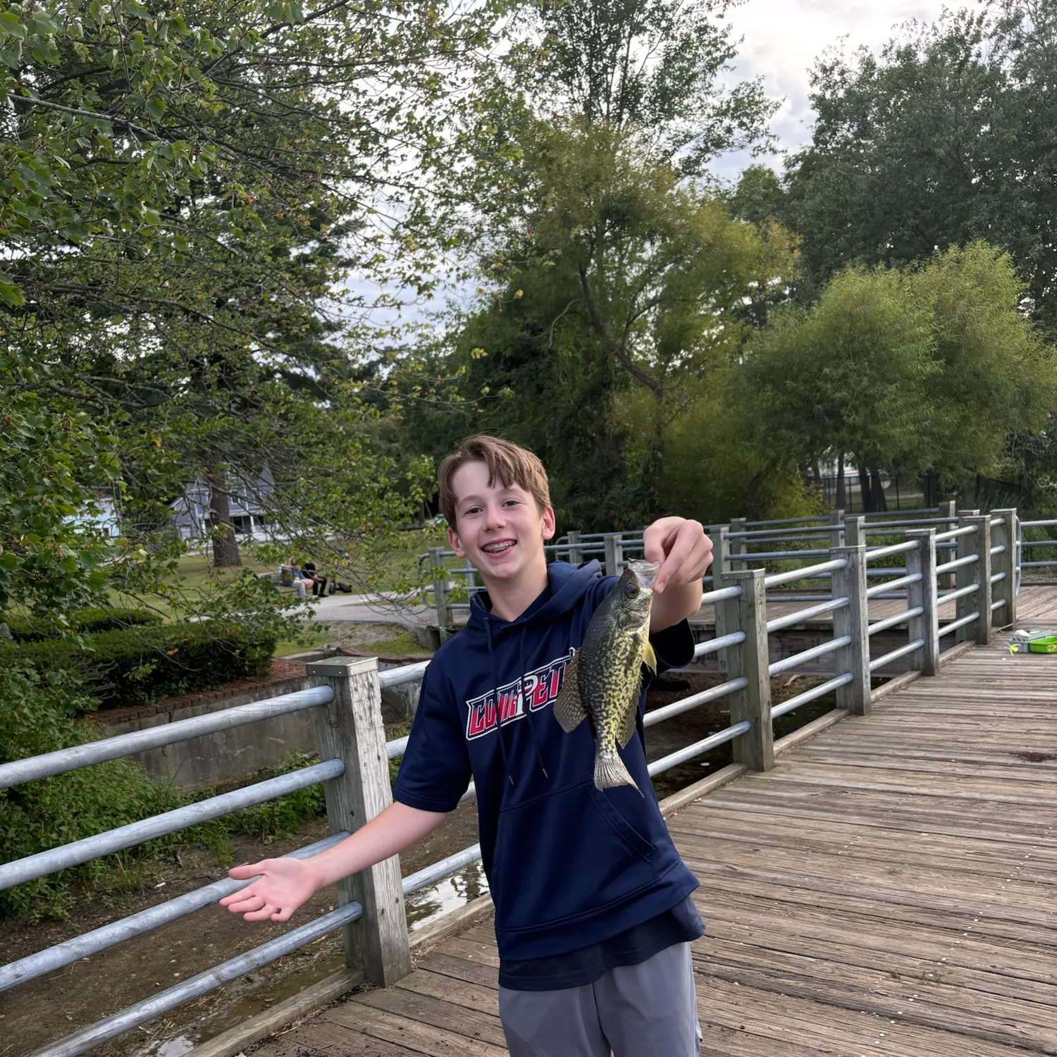 Black crappie caught on Fishbrain