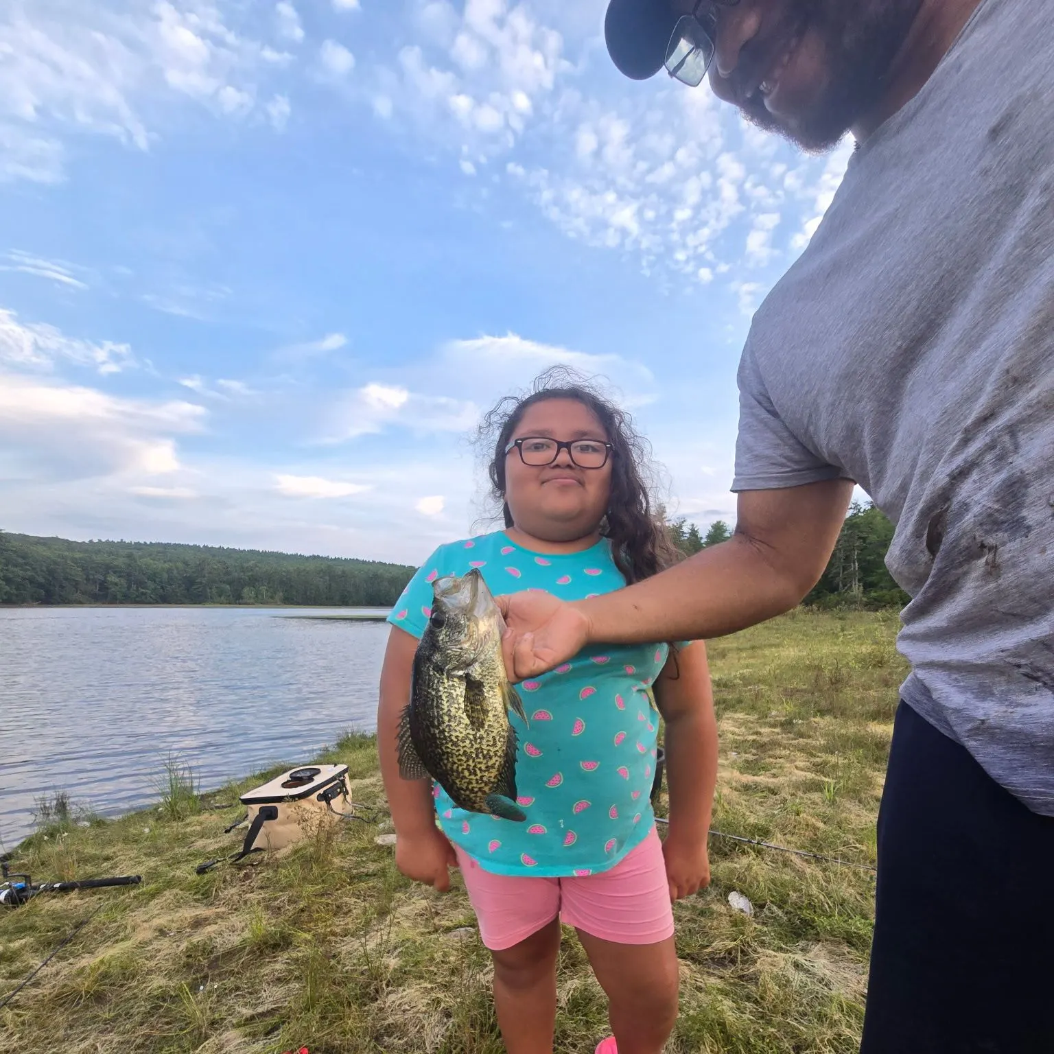 Black crappie caught on Fishbrain