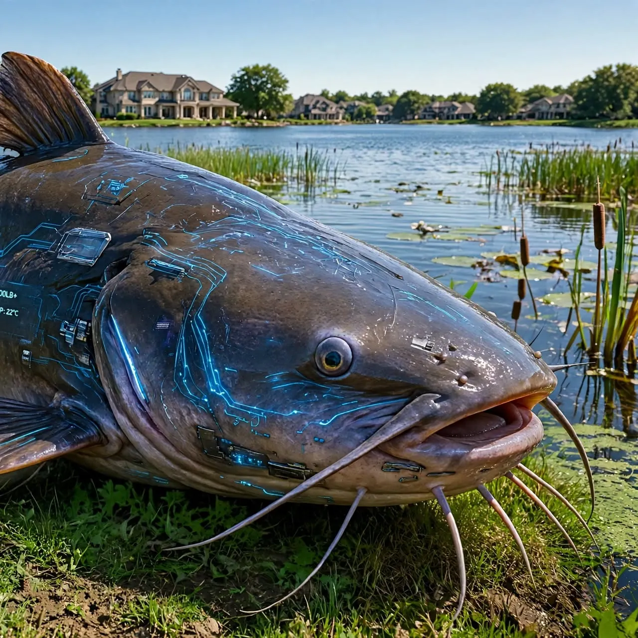 Channel catfish caught on Fishbrain