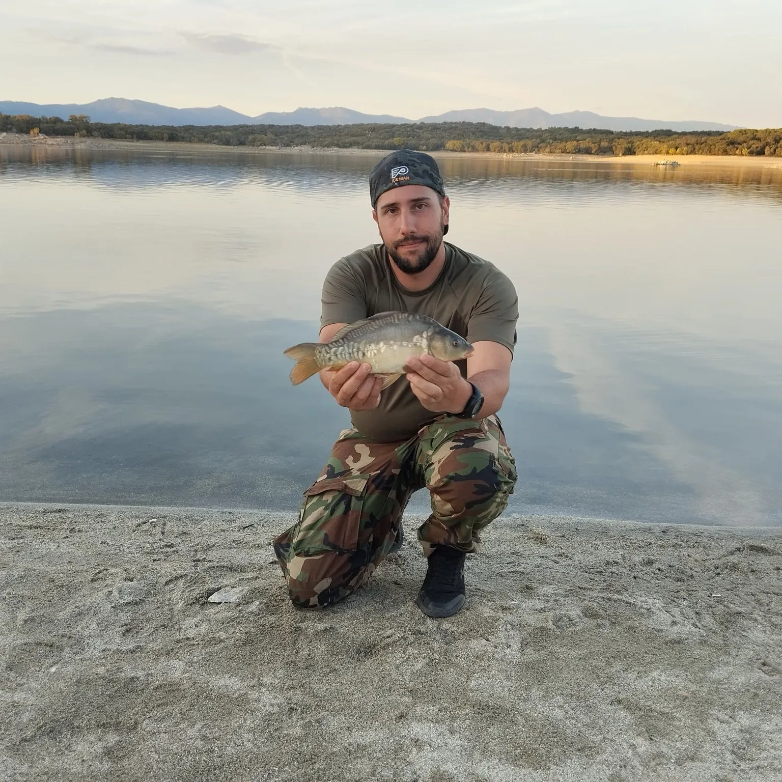 Mirror carp caught on Fishbrain