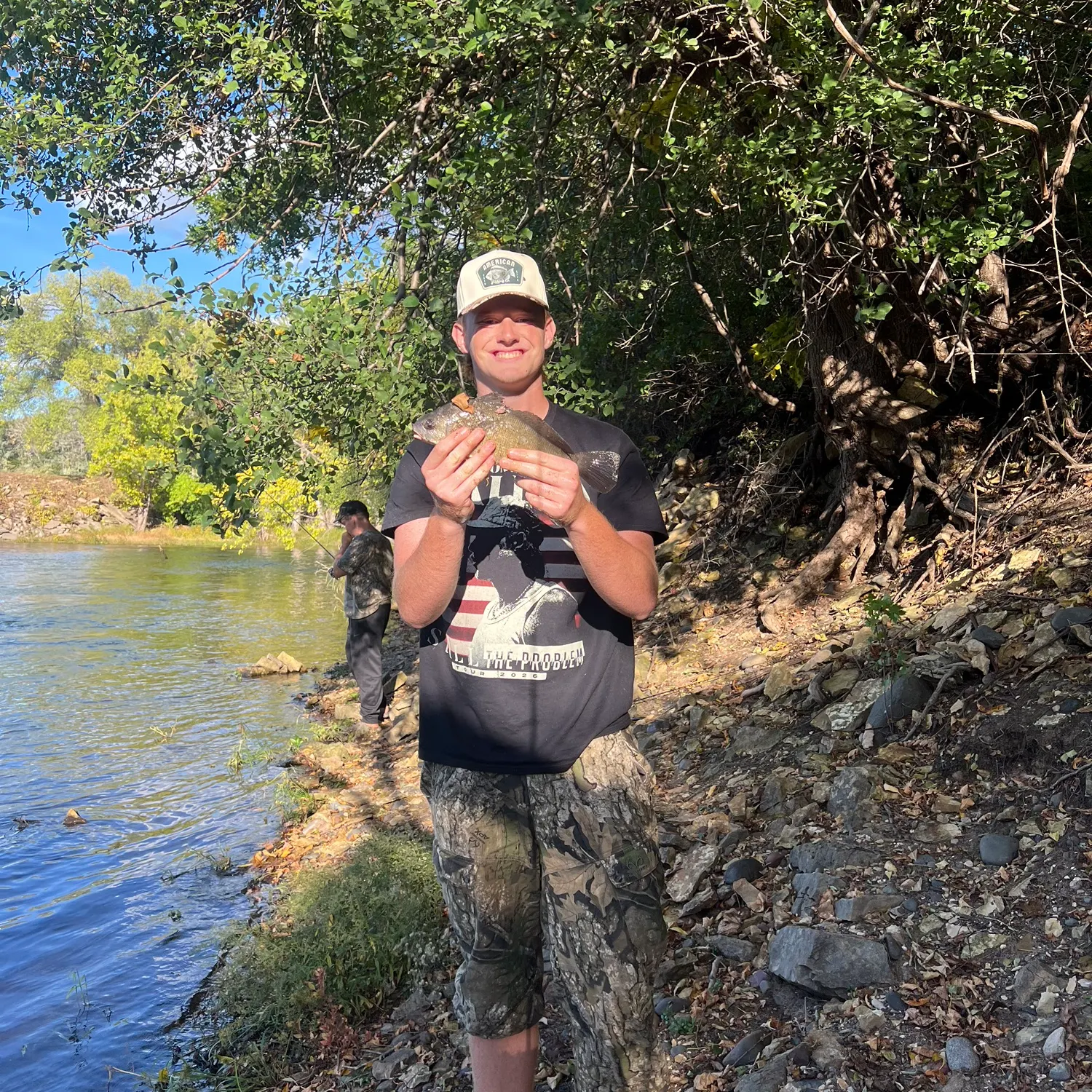 Freshwater drum caught on Fishbrain