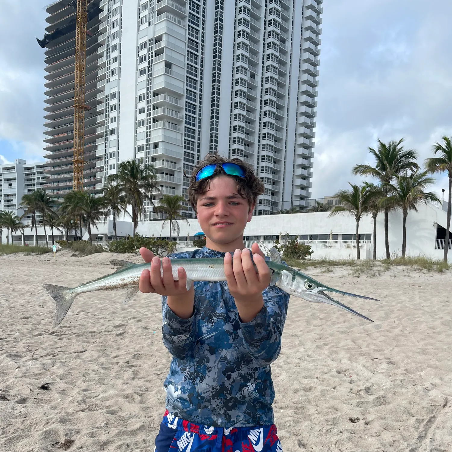 The most popular recent Flat needlefish catch on Fishbrain