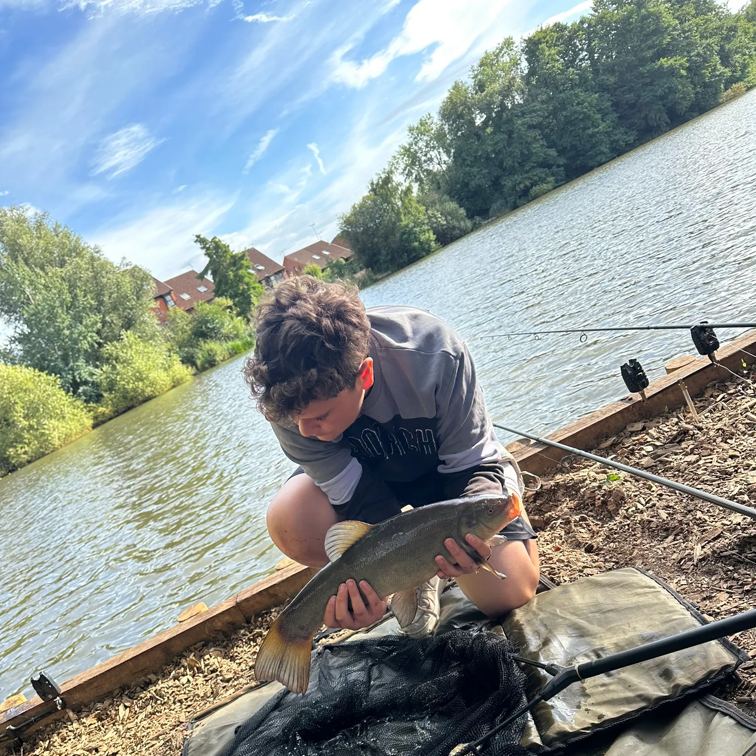 Tench caught on Fishbrain