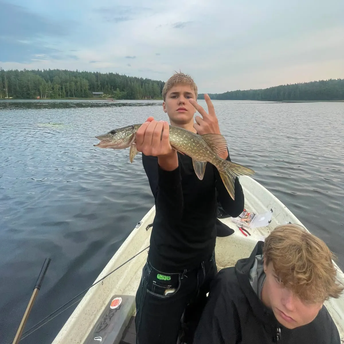 Northern pike caught on Fishbrain